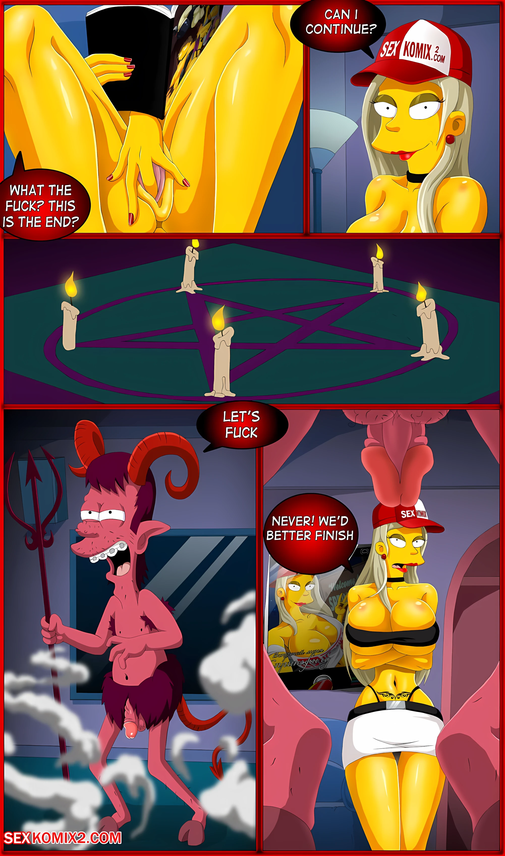 Witch time (The Simpsons), 1 . Witch time - Chapter 1 [SexKomix], page 13 of 13