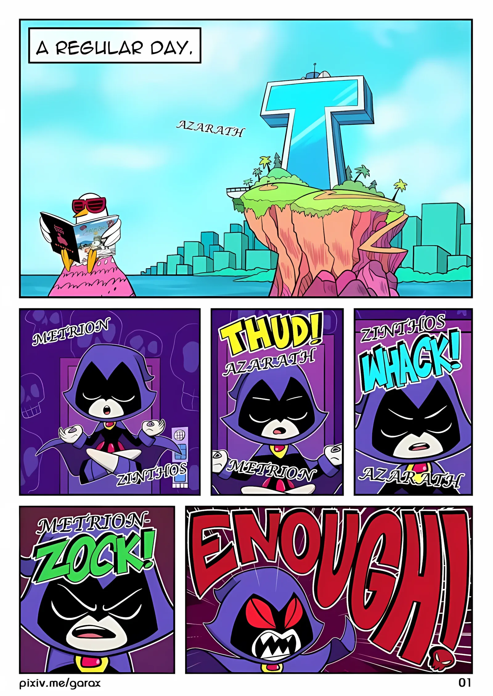A Helping Wing [Garabatoz], A Helping Wing, page 2 of 17