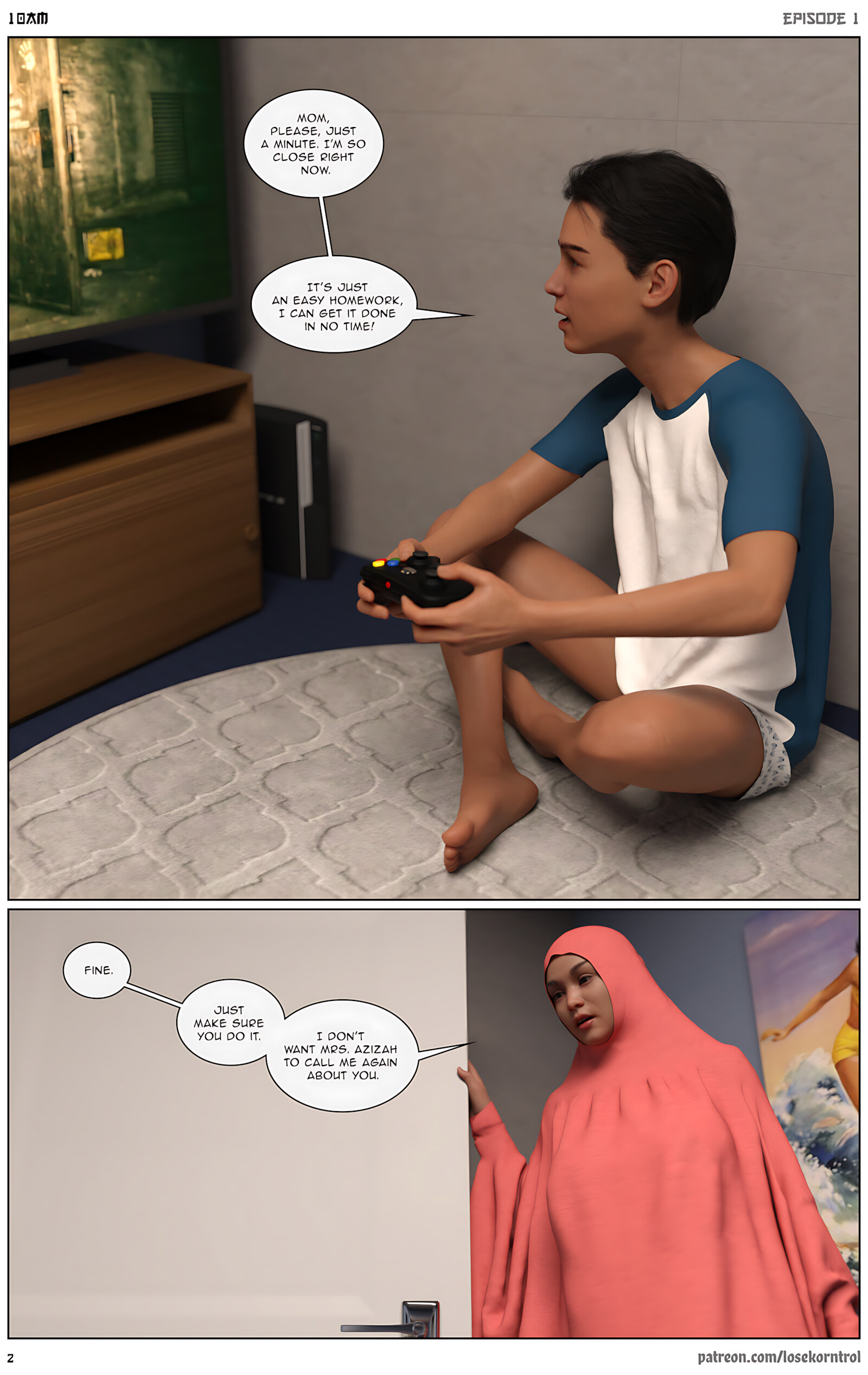 10AM [LoseKorntrol], 10AM Ep.1, page 2 of 60