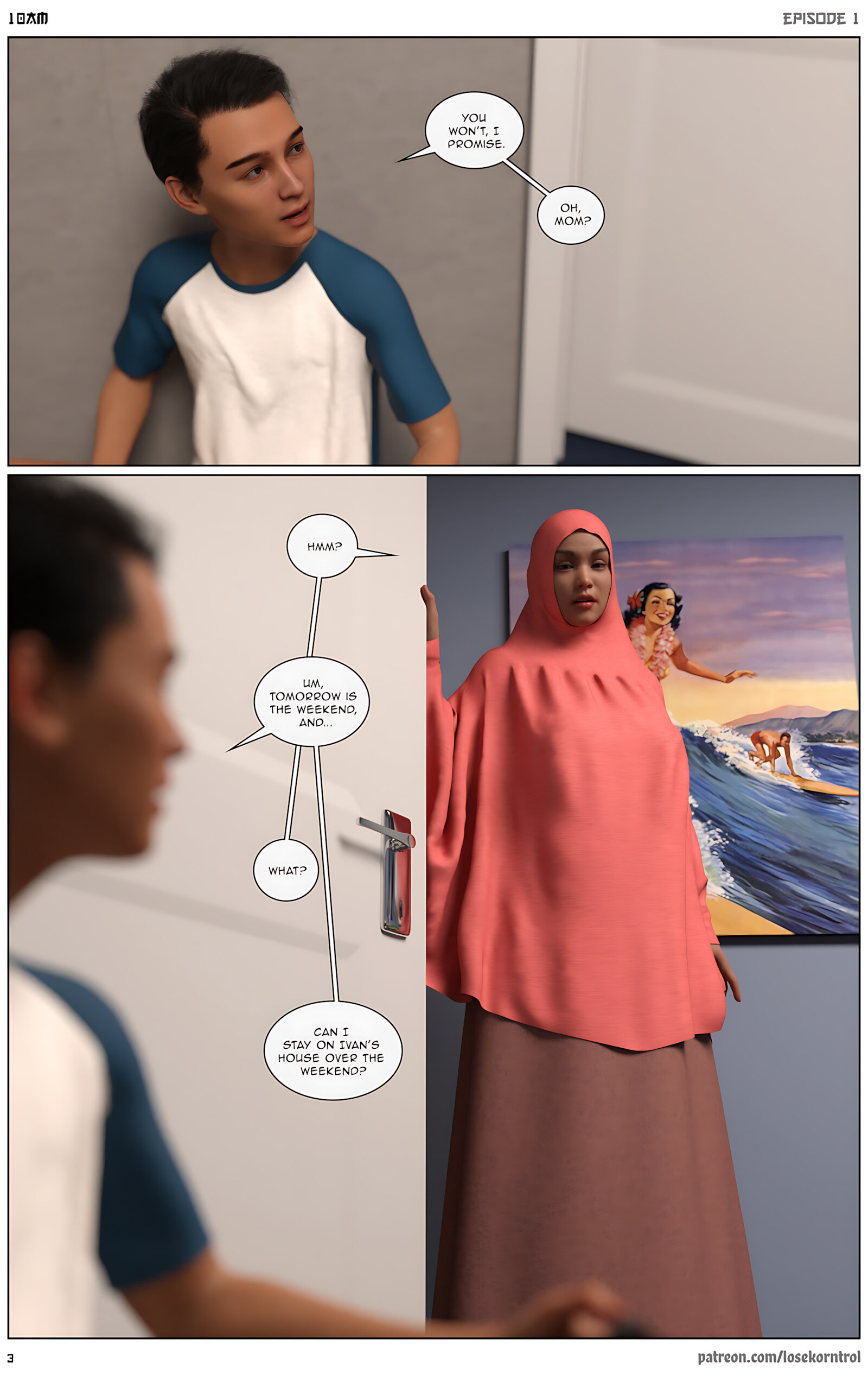 10AM [LoseKorntrol], 10AM Ep.1, page 3 of 60