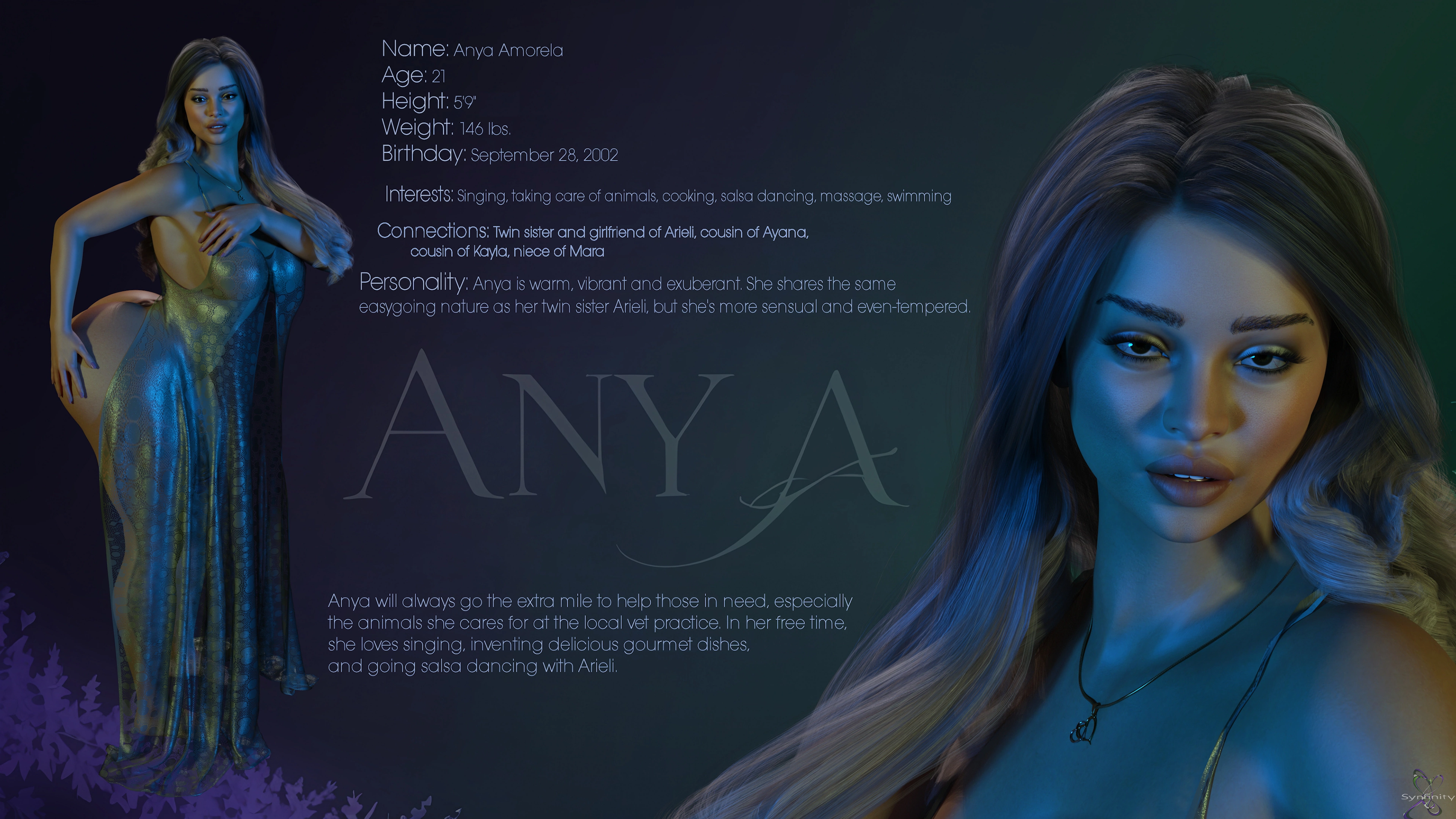 Character Profiles [Synfinity], Character Profiles, page 1 of 12