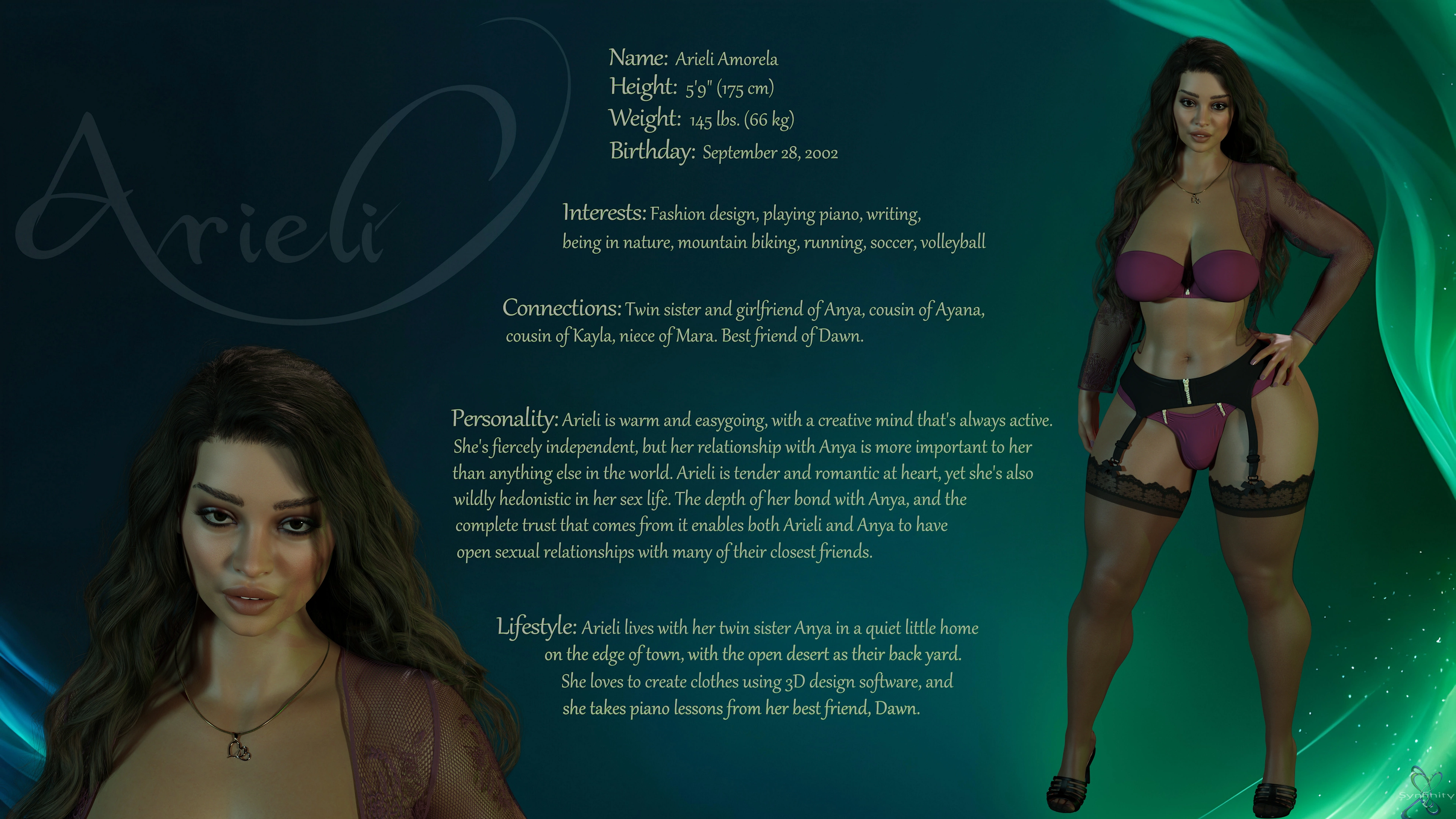 Character Profiles [Synfinity], Character Profiles, page 5 of 12