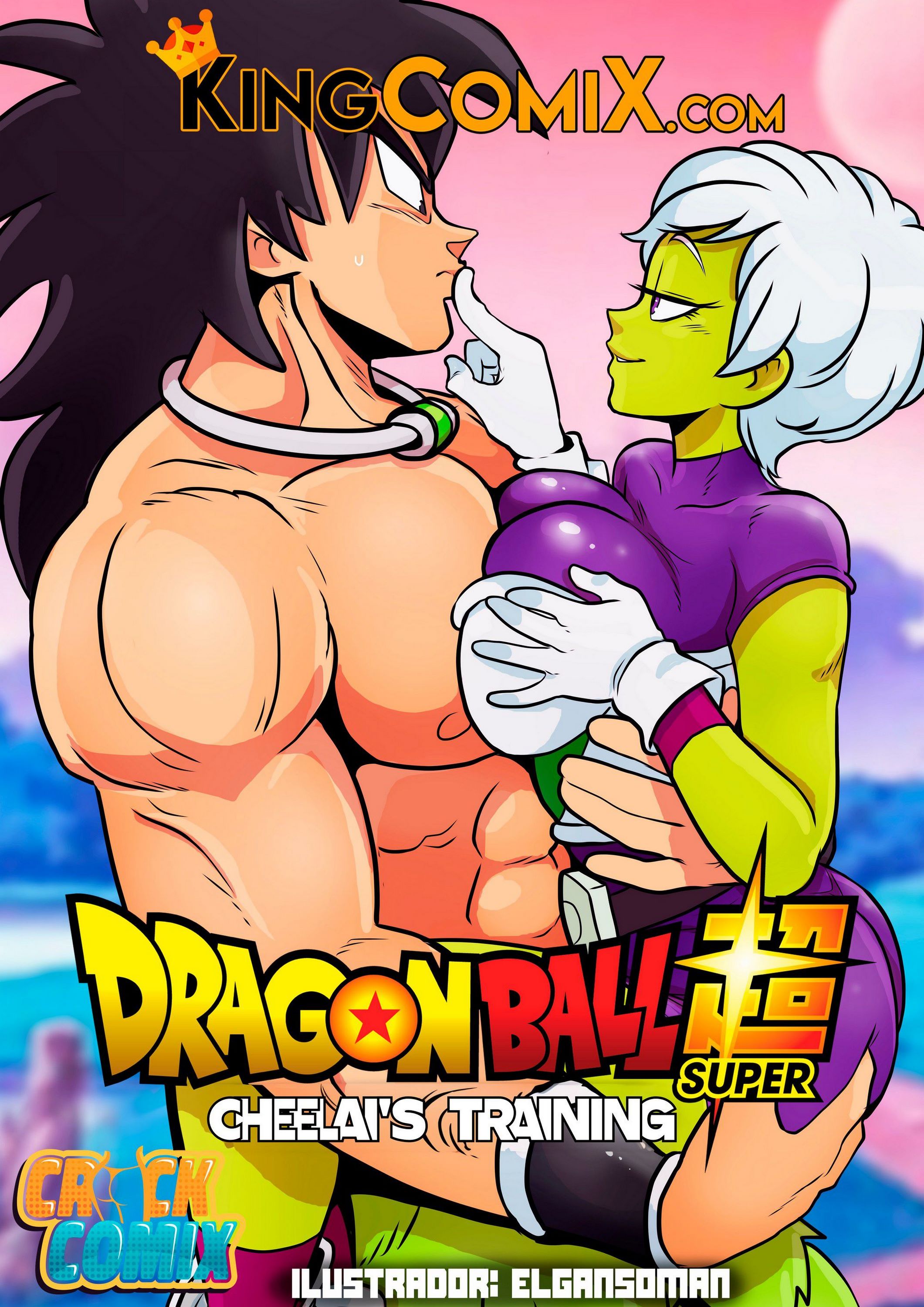 Cheelai’s Training [Gansoman , KingComiX], Cheelai’s Training (Dragon Ball Super) [Gansoman , KingComiX], page 1 of 17