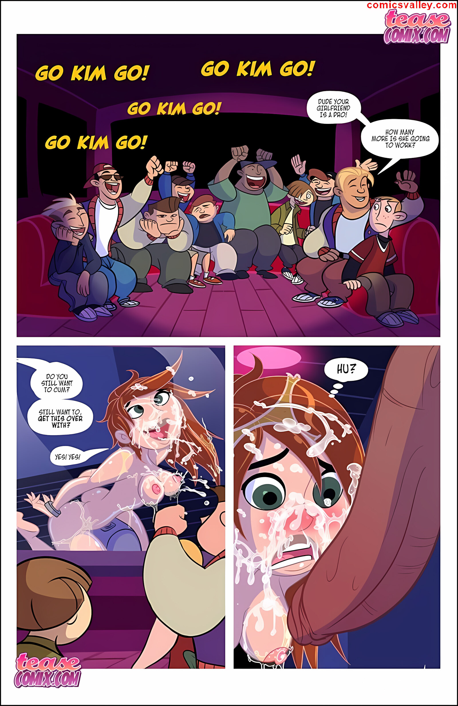 Cheer Fight [Tease Comix], Cheer Fight, page 61 of 66
