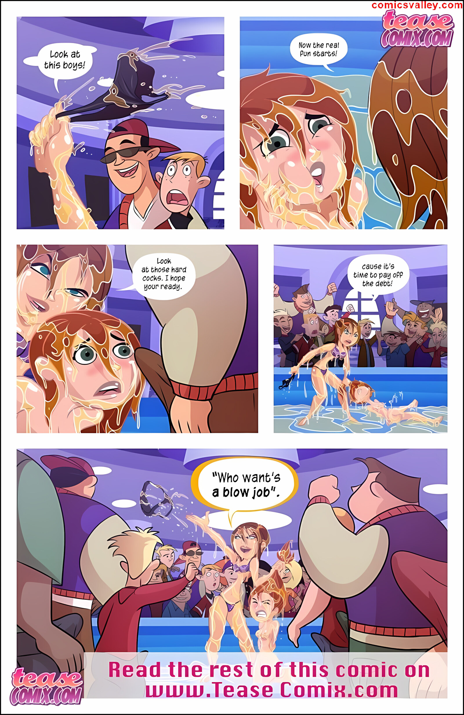 Cheer Fight [Tease Comix], Cheer Fight, page 9 of 66