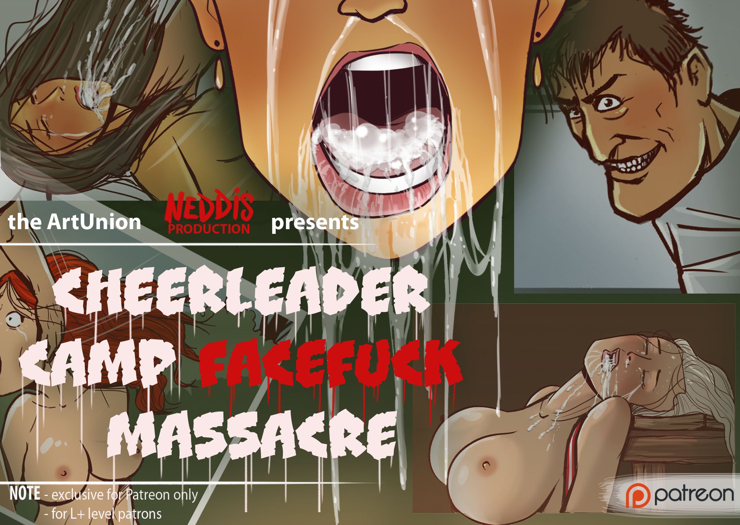 Cheerleader Camp Facefuck Massacre [Disarten], Cheerleader Camp Facefuck Massacre, page 1 of 17