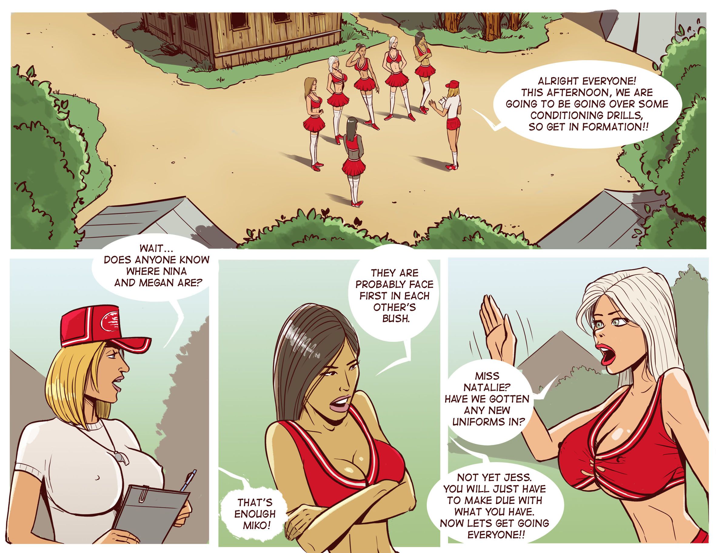 Cheerleader Camp Facefuck Massacre [Disarten], Cheerleader Camp Facefuck Massacre, page 6 of 17