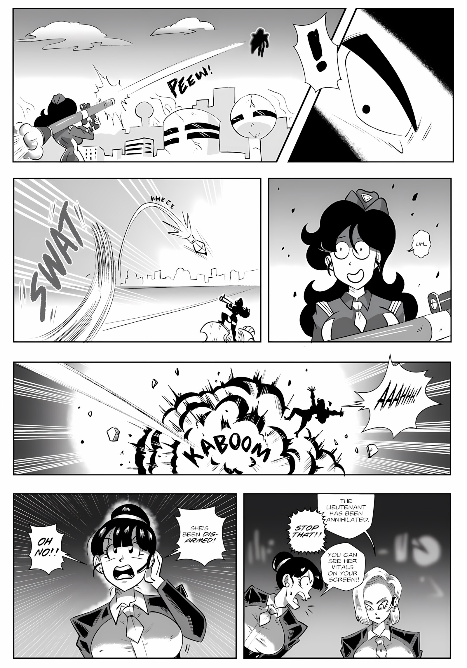 Control Room – Invasion (Dragon Ball Z) [FunsexyDB], Control Room - Invasion (Dragon Ball Z), page 3 of 19