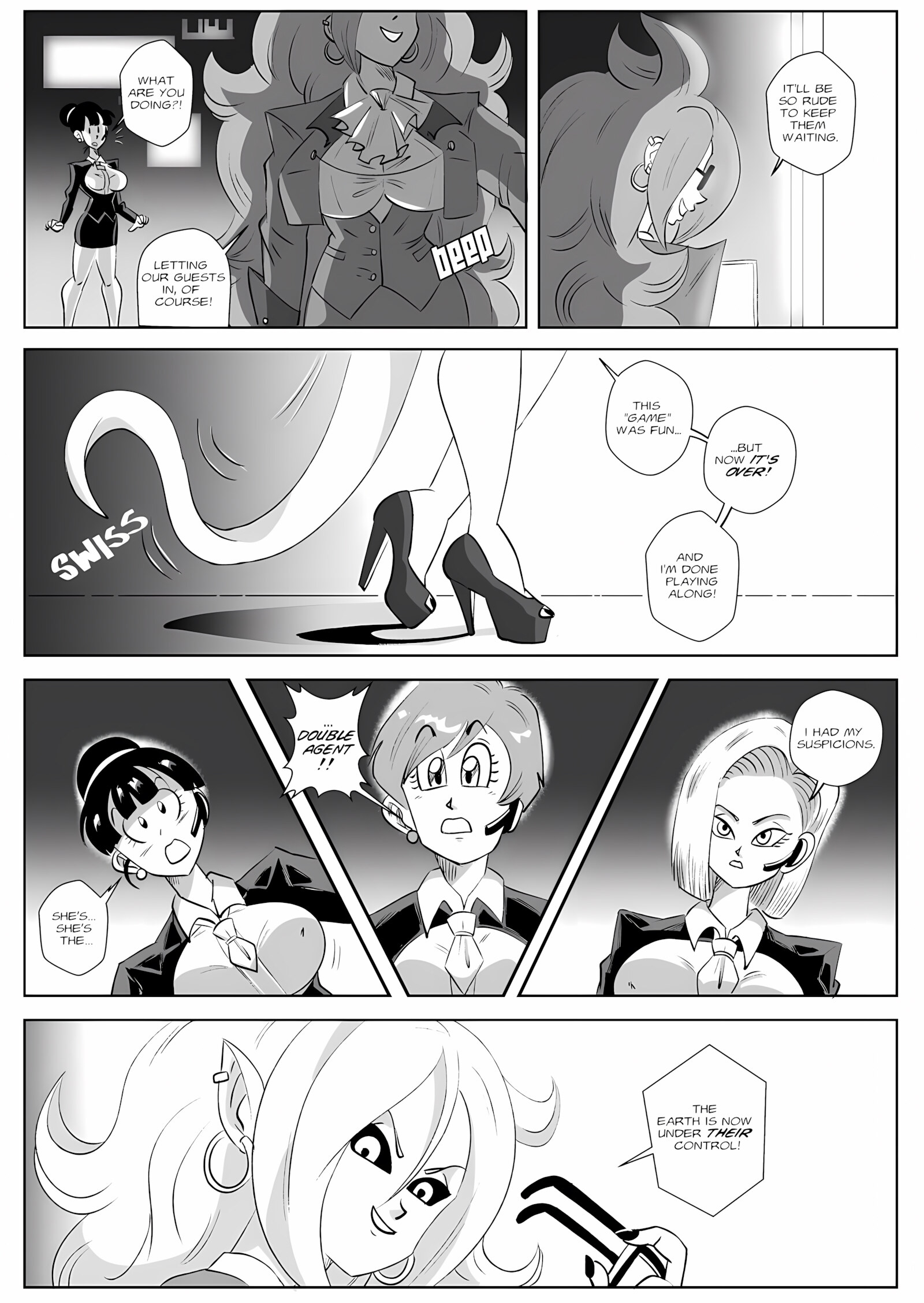 Control Room – Invasion (Dragon Ball Z) [FunsexyDB], Control Room - Invasion (Dragon Ball Z), page 7 of 19