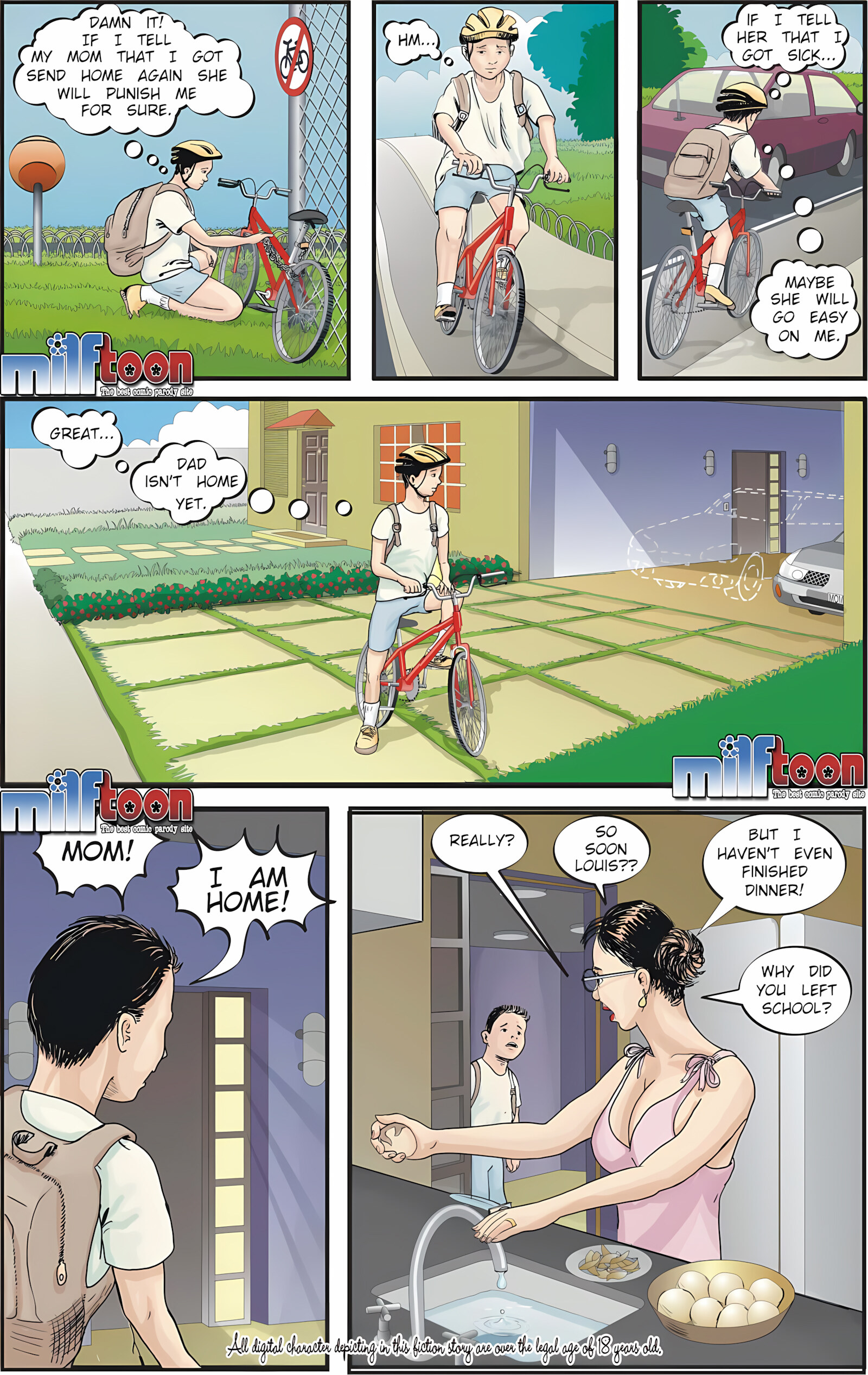 Cream [Milftoon], Cream 1, page 1 of 13