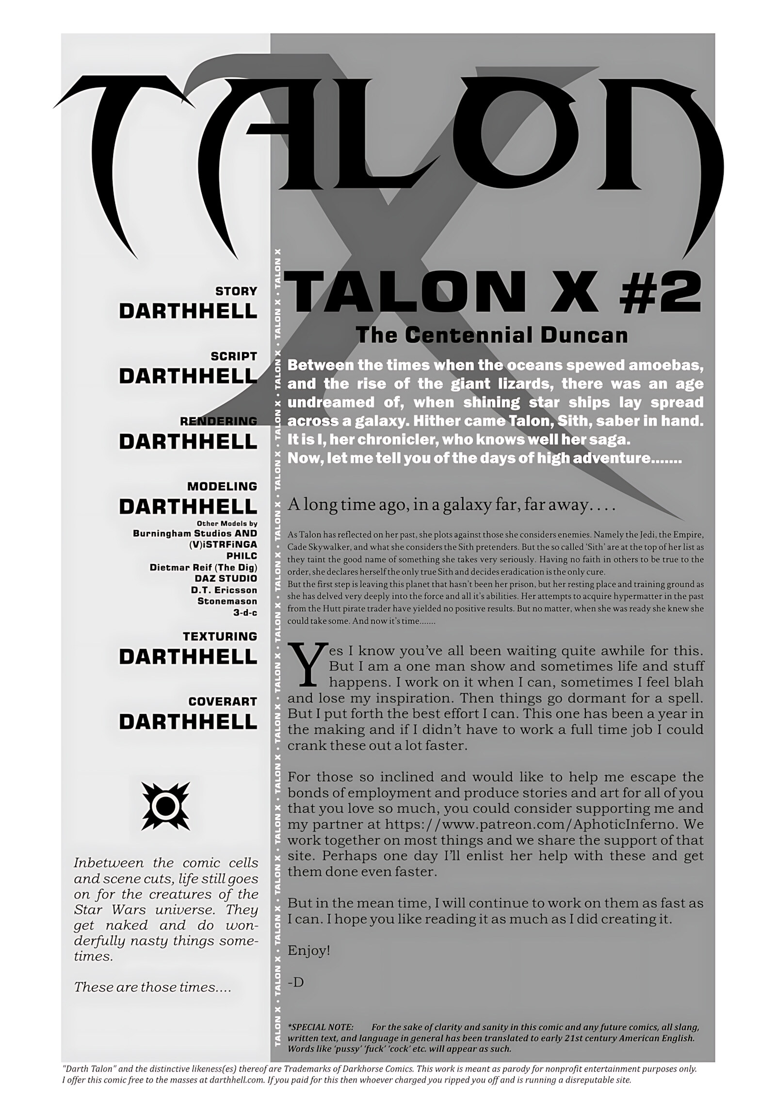 DarthHell (Star Wars) [Talon X], DarthHell 2, page 2 of 61
