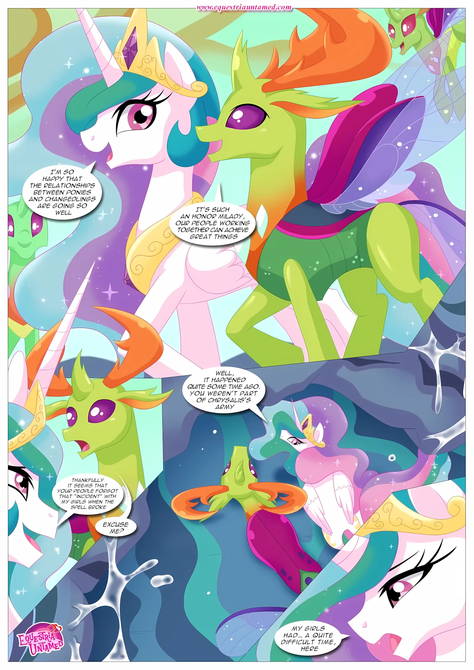 Disguised Lust (My Little Pony – Friendship Is Magic), 1 . Disguised Lust - (My Little Pony - Friendship Is Magic) [PalComix], page 2 of 23