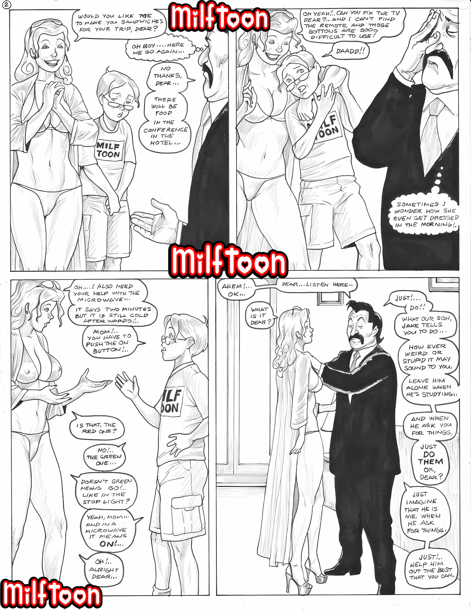 Dumb Blond [Milftoon], Dumb Blond, page 3 of 15