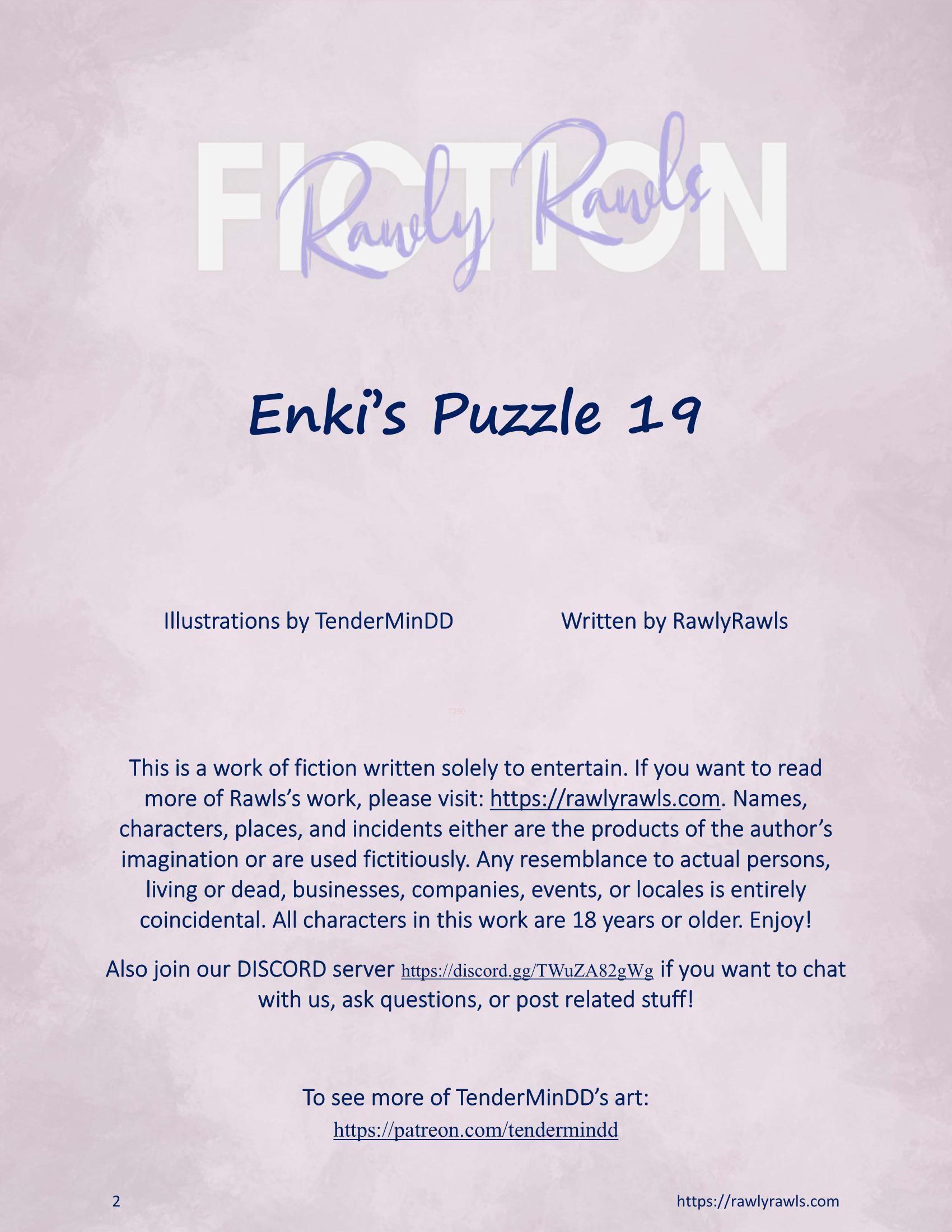 Enki’s Puzzle 11-20 [TenderMindd], Enki’s Puzzle 19, page 2 of 15