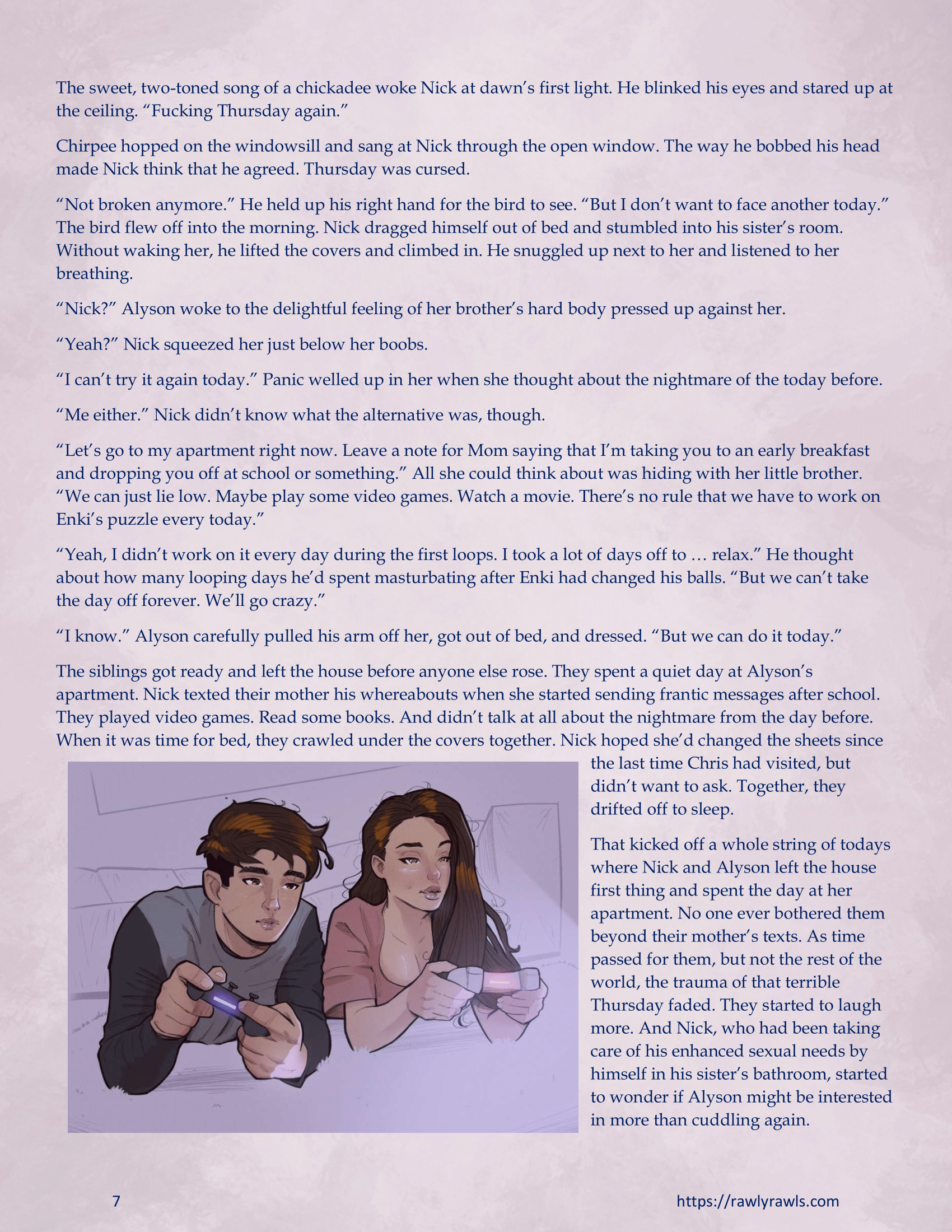 Enki’s Puzzle 11-20 [TenderMindd], Enki Puzzle 14, page 7 of 16