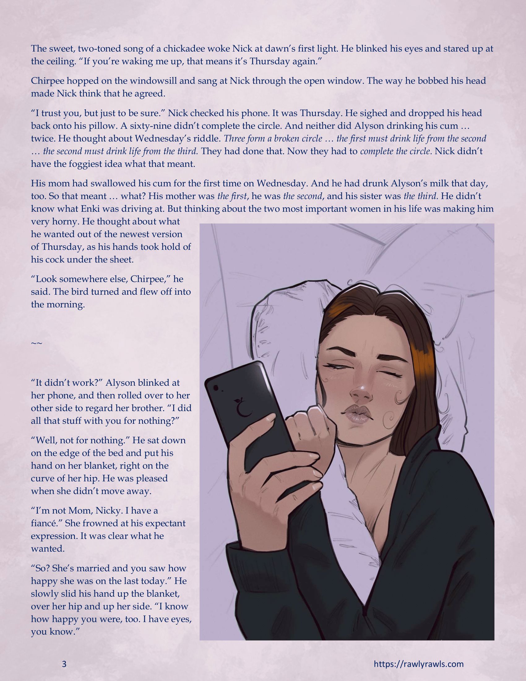 Enki’s Puzzle 11-20 [TenderMindd], Enki Puzzle 13, page 3 of 17