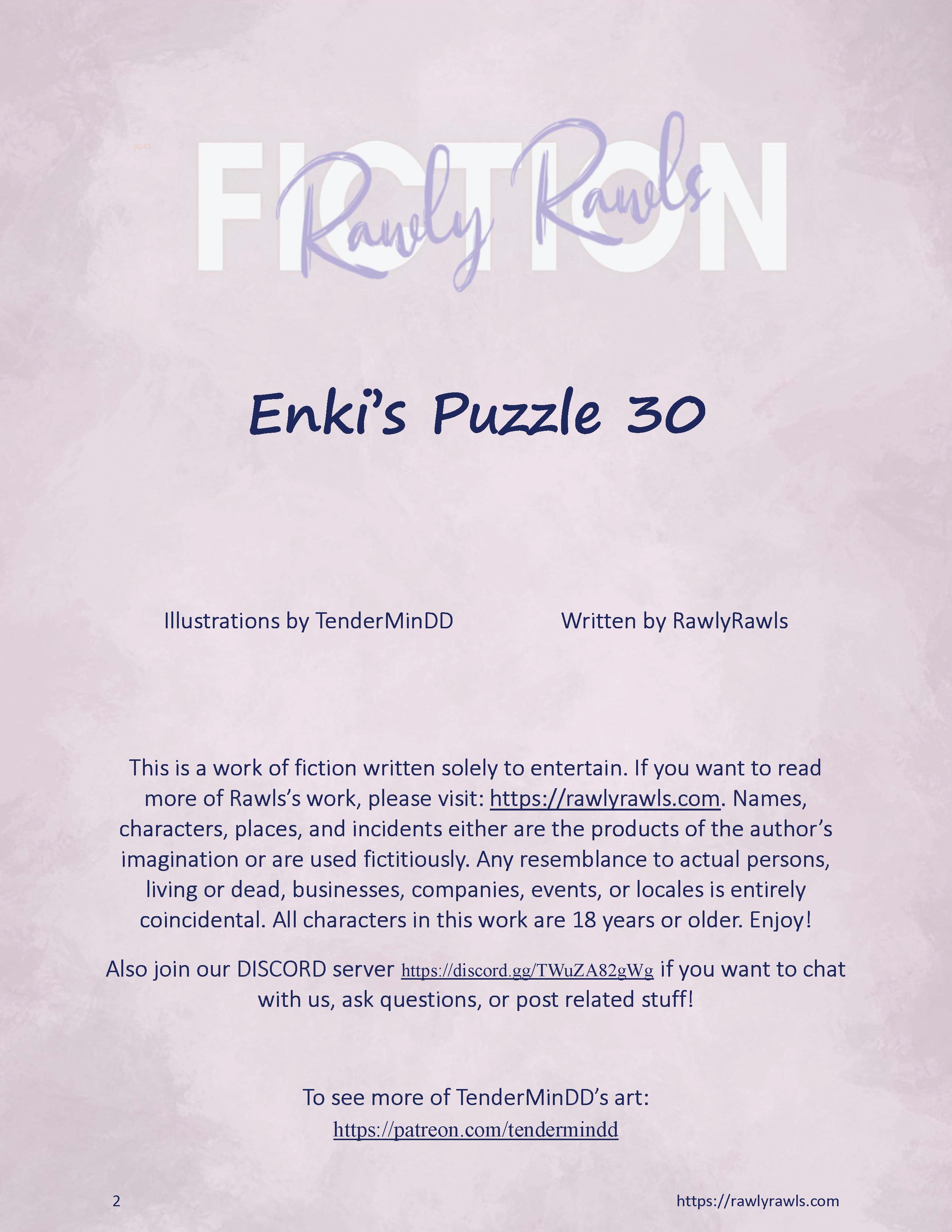 Enki’s Puzzle 21-30 [TenderMindd], Enki’s Puzzle 30, page 2 of 16