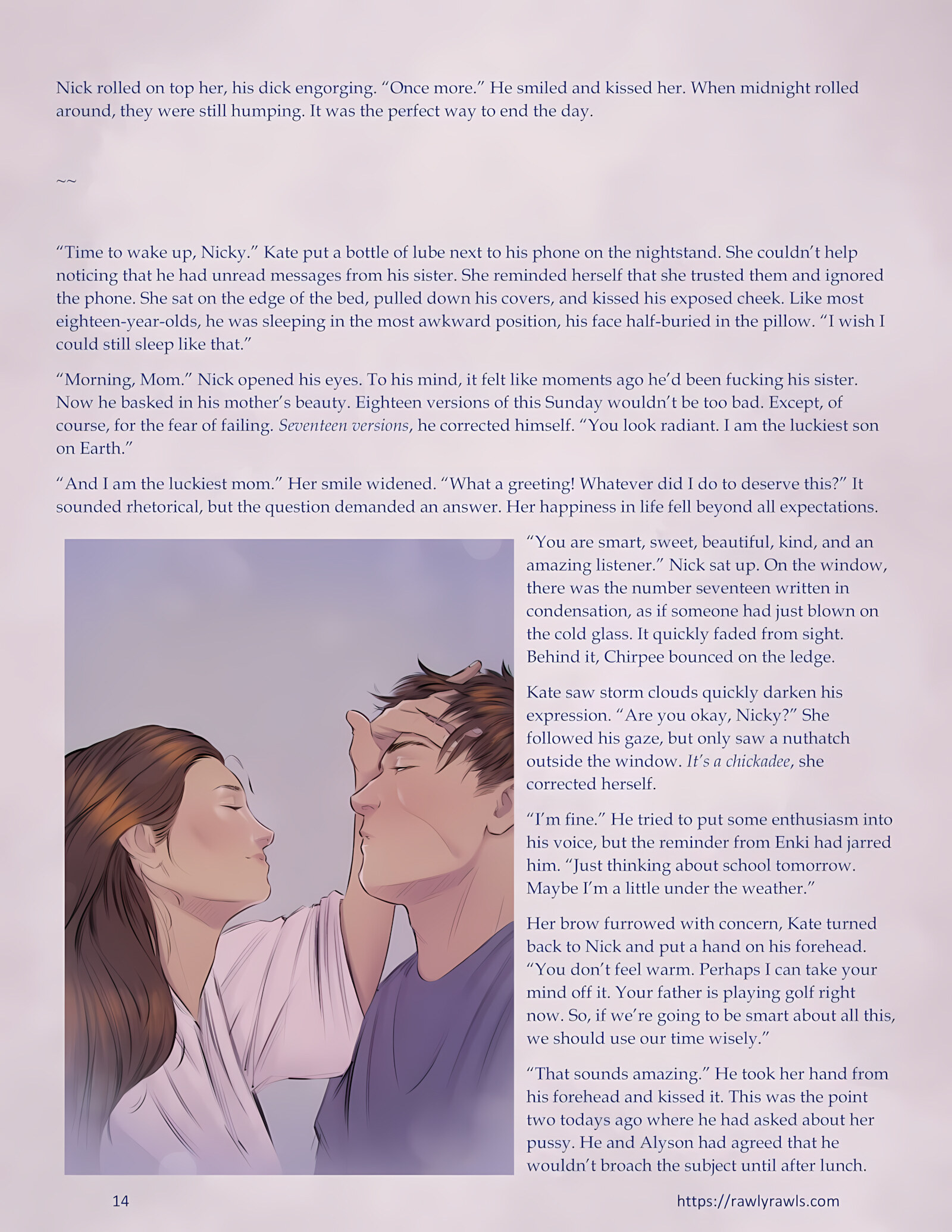 Enki’s Puzzle 21-30 [TenderMindd], Enki’s Puzzle 28, page 14 of 16