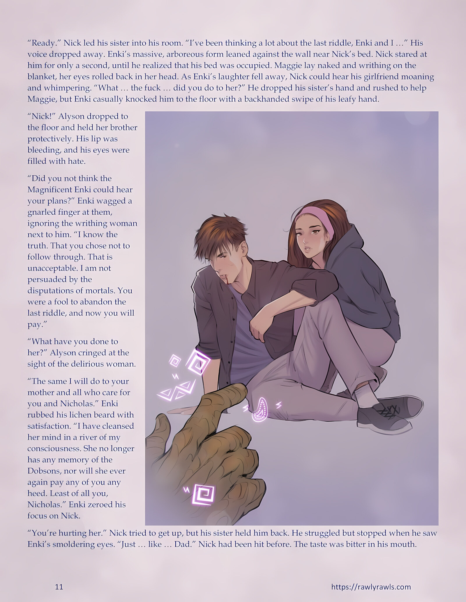 Enki’s Puzzle 21-30 [TenderMindd], Enki’s Puzzle 27, page 11 of 16
