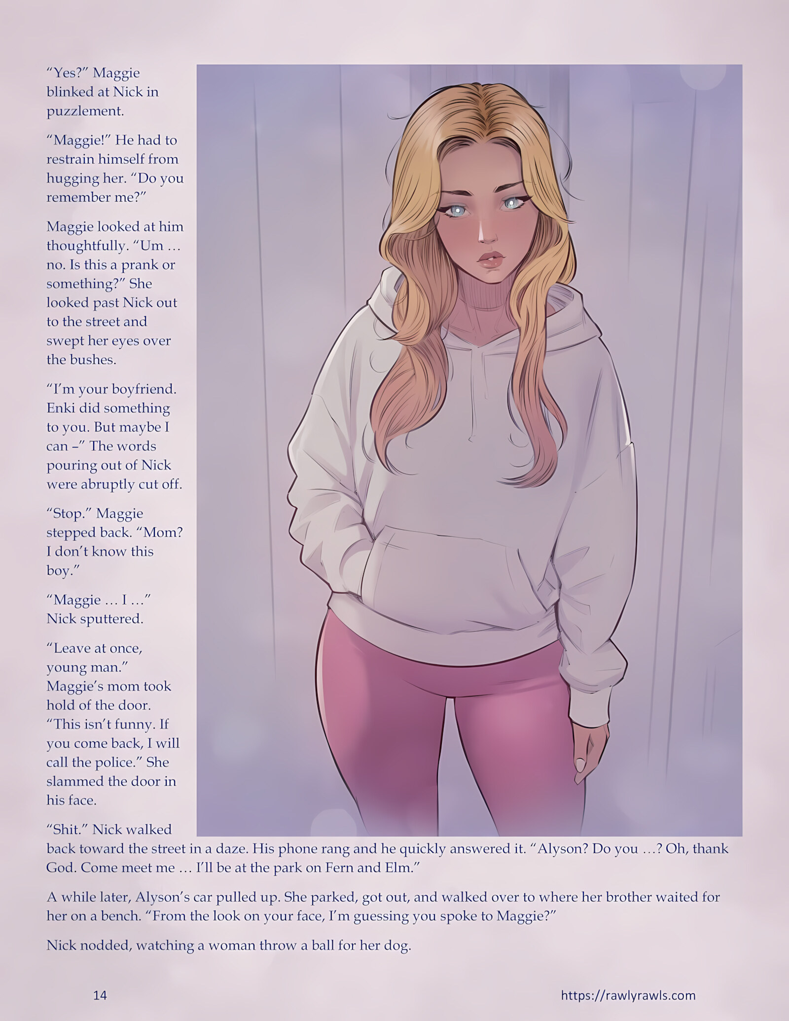 Enki’s Puzzle 21-30 [TenderMindd], Enki’s Puzzle 27, page 14 of 16