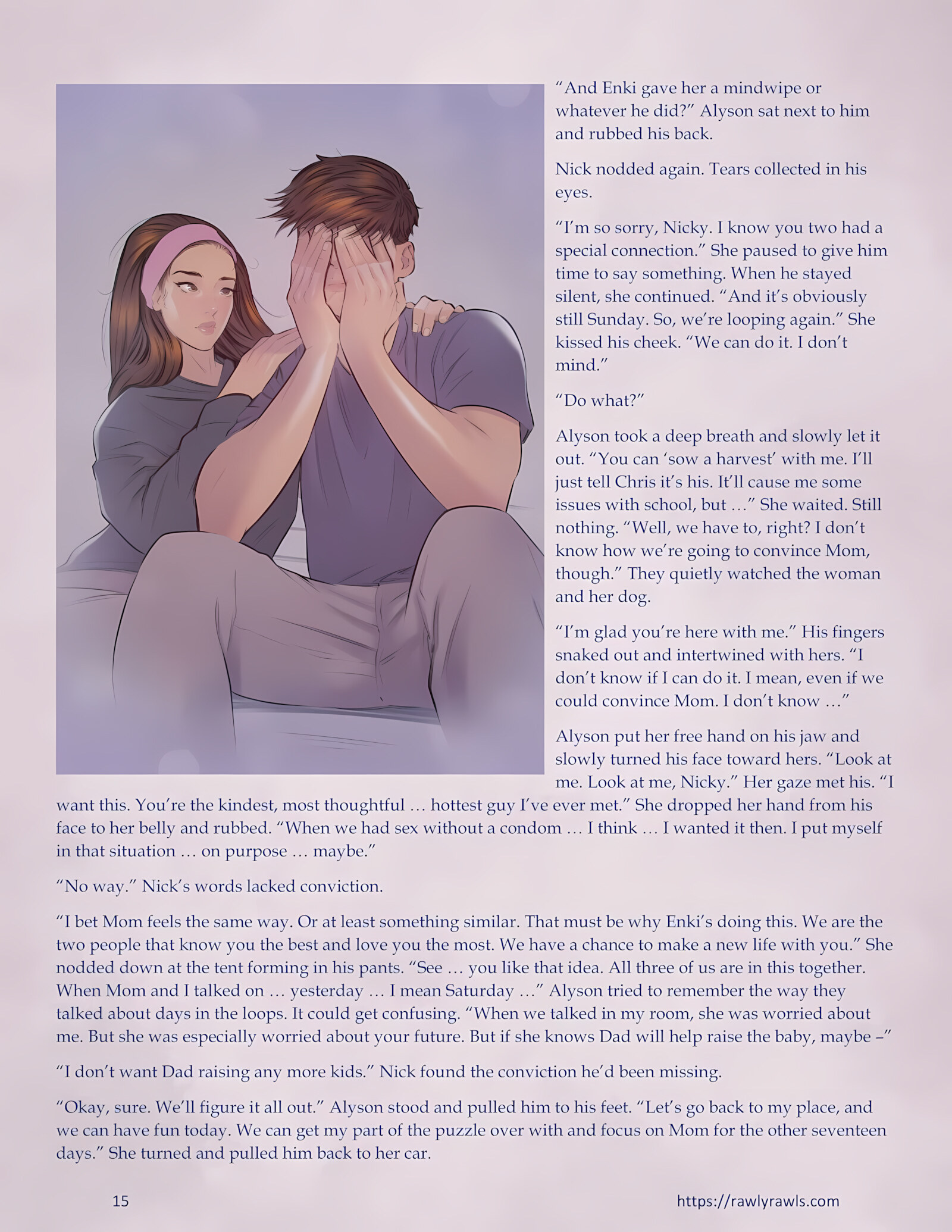 Enki’s Puzzle 21-30 [TenderMindd], Enki’s Puzzle 27, page 15 of 16