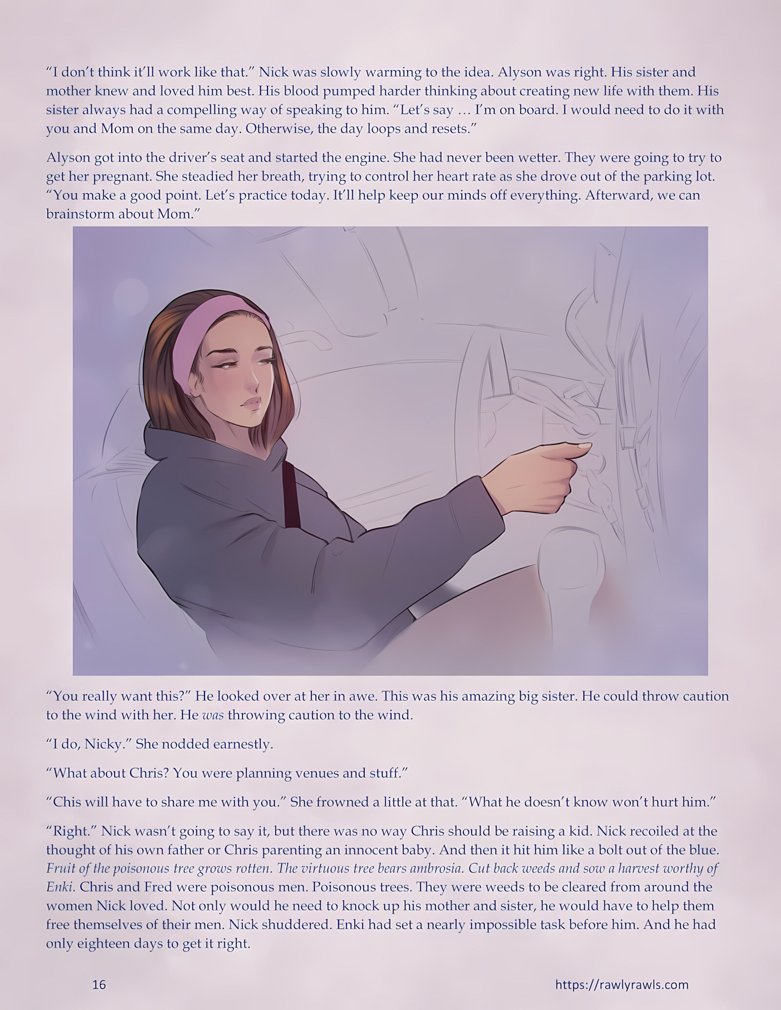 Enki’s Puzzle 21-30 [TenderMindd], Enki’s Puzzle 27, page 16 of 16