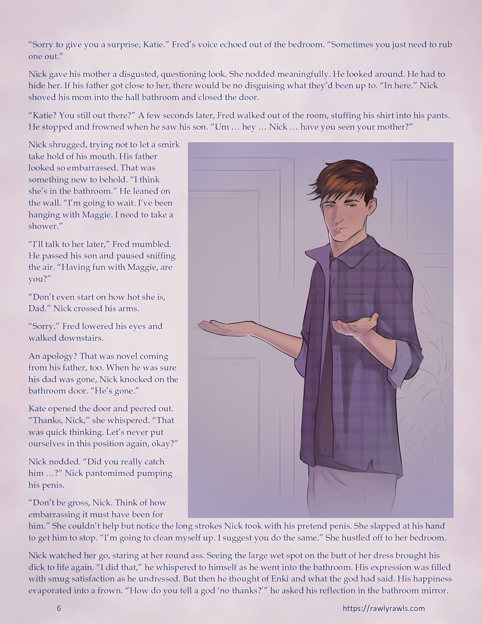 Enki’s Puzzle 21-30 [TenderMindd], Enki’s Puzzle 26, page 6 of 16