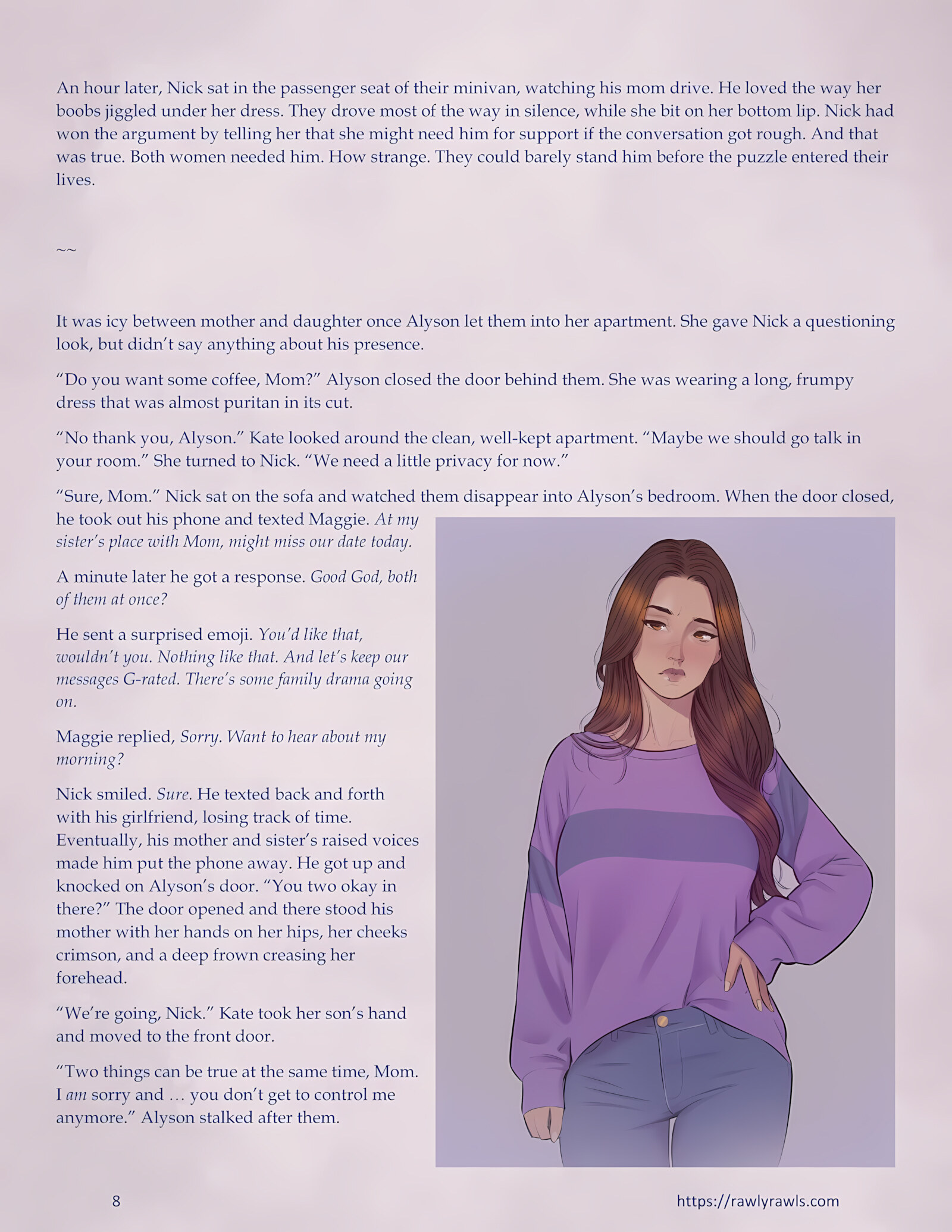 Enki’s Puzzle 21-30 [TenderMindd], Enki’s Puzzle 25, page 8 of 15