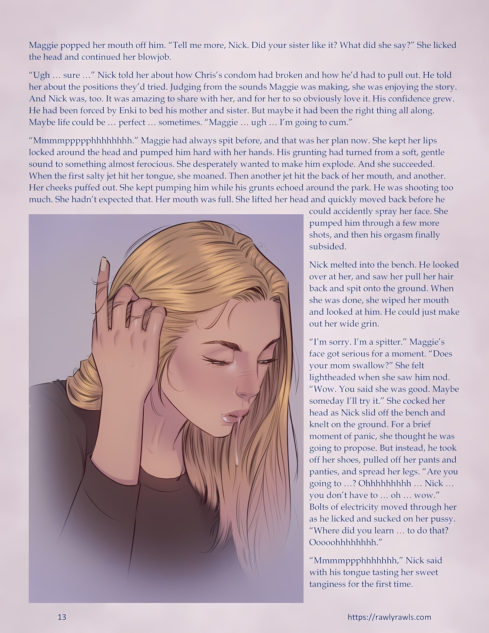 Enki’s Puzzle 21-30 [TenderMindd], Enki’s Puzzle 24, page 13 of 15
