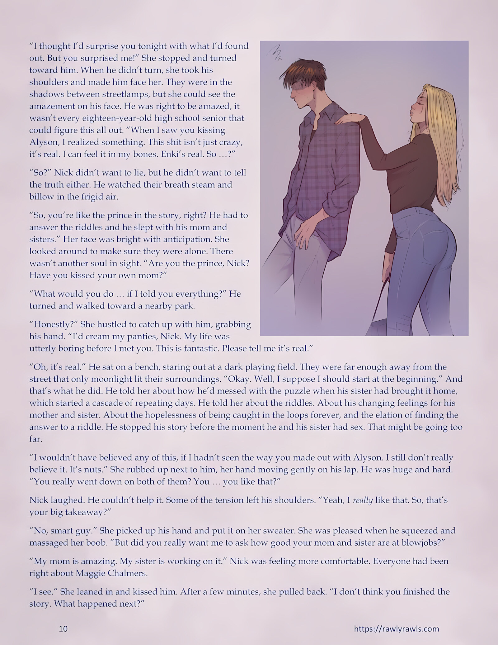 Enki’s Puzzle 21-30 [TenderMindd], Enki’s Puzzle 24, page 10 of 15