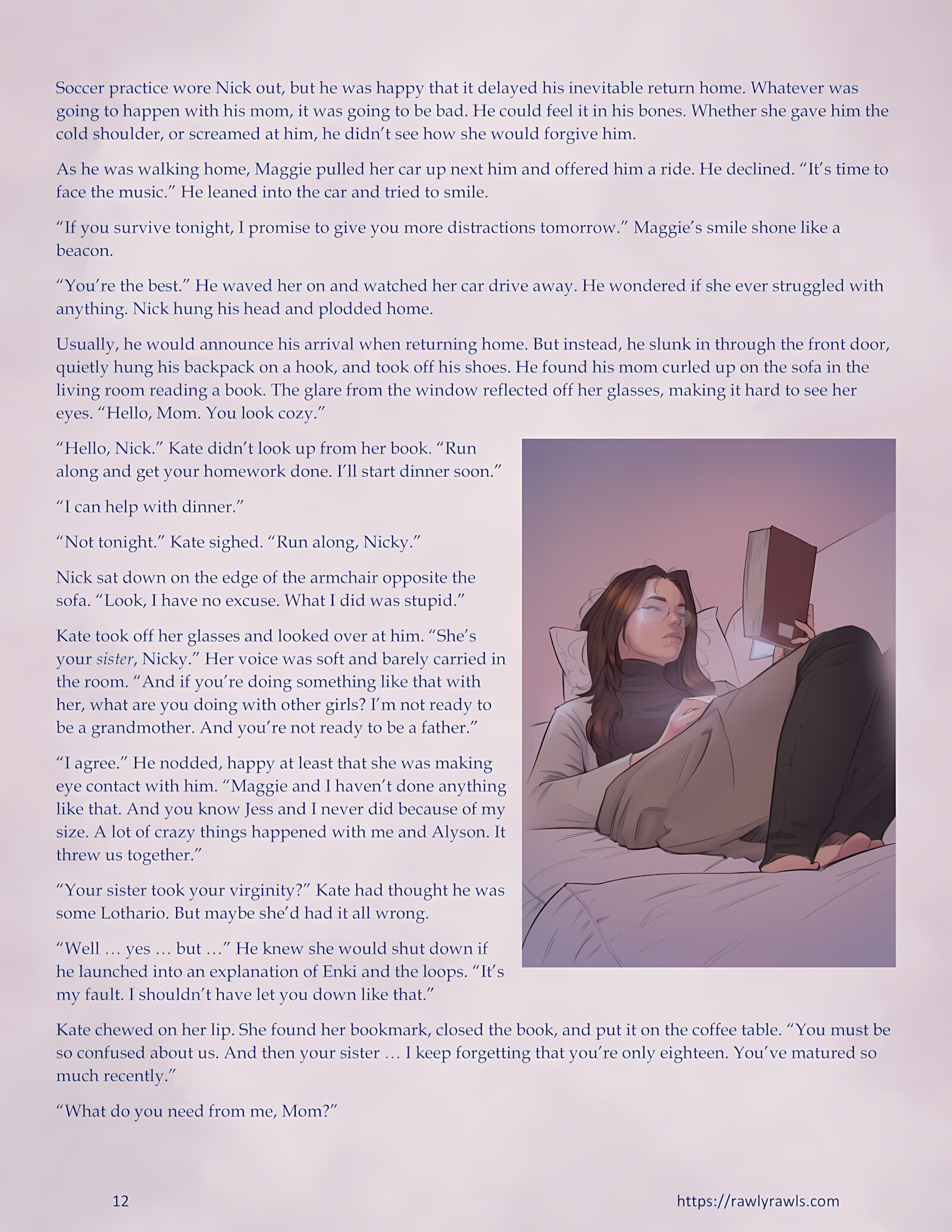 Enki’s Puzzle 21-30 [TenderMindd], Enki’s Puzzle 22, page 12 of 16