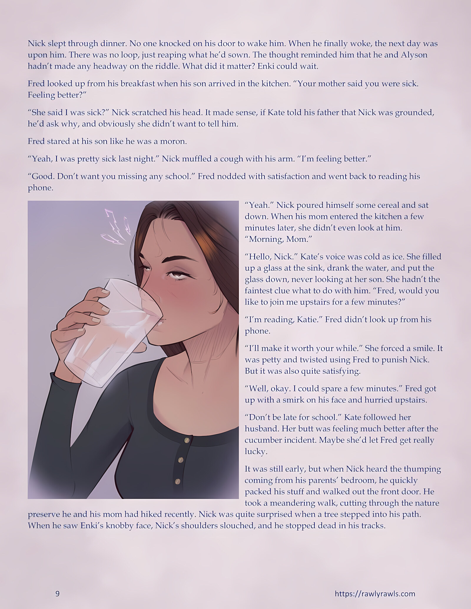 Enki’s Puzzle 21-30 [TenderMindd], Enki’s Puzzle 22, page 9 of 16