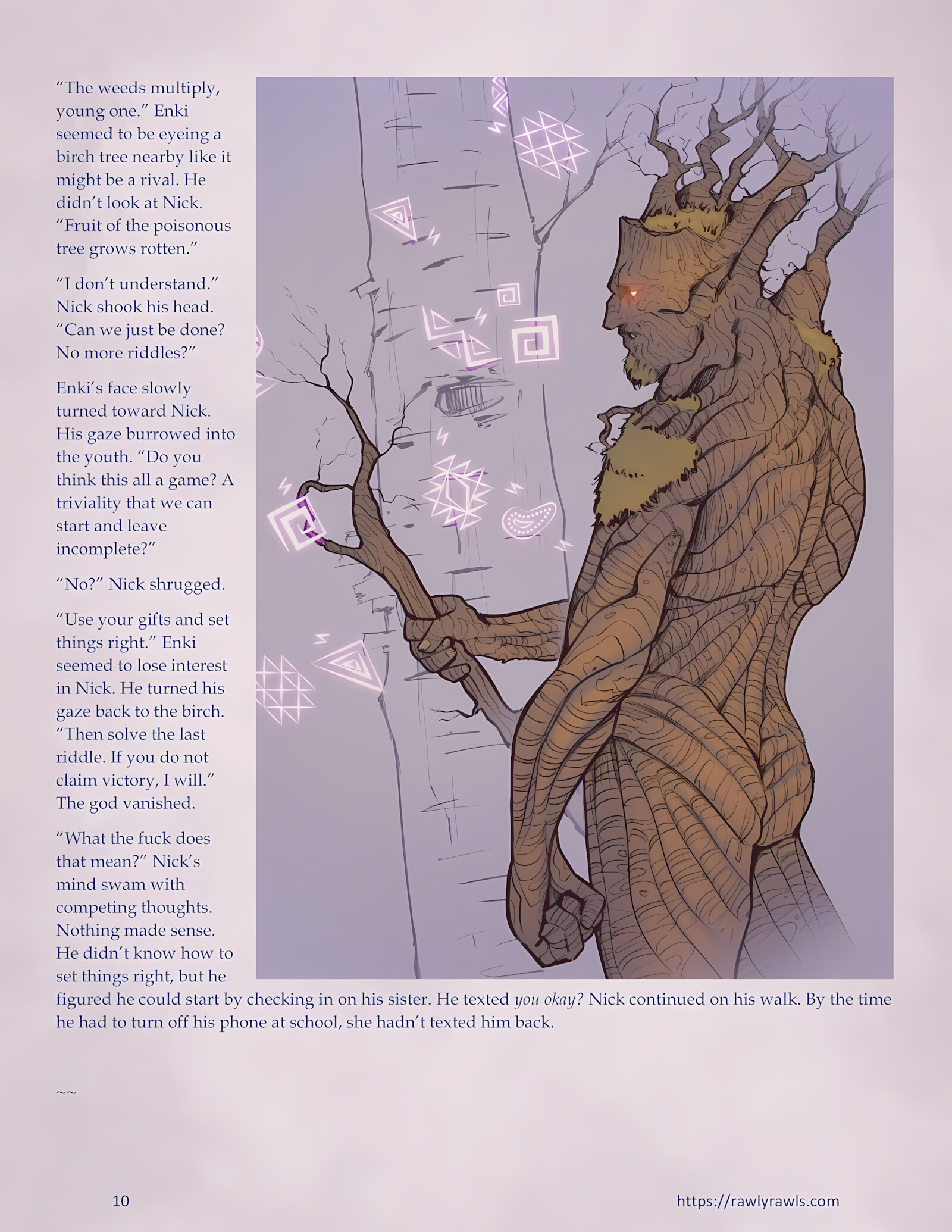 Enki’s Puzzle 21-30 [TenderMindd], Enki’s Puzzle 22, page 10 of 16