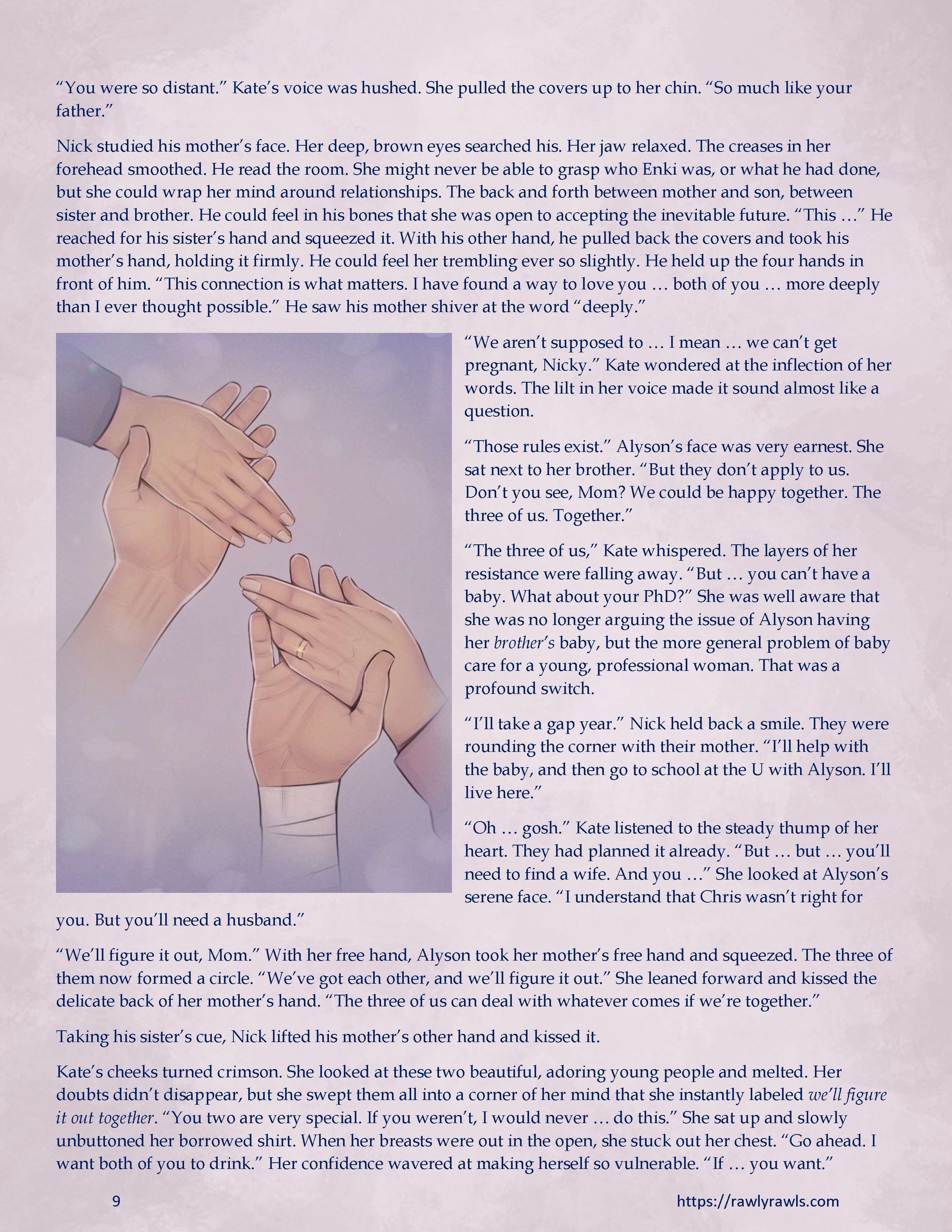 Enki’s Puzzle 31-32 [TenderMindd , RawlyRawls], Enki’s Puzzle 32, page 9 of 16