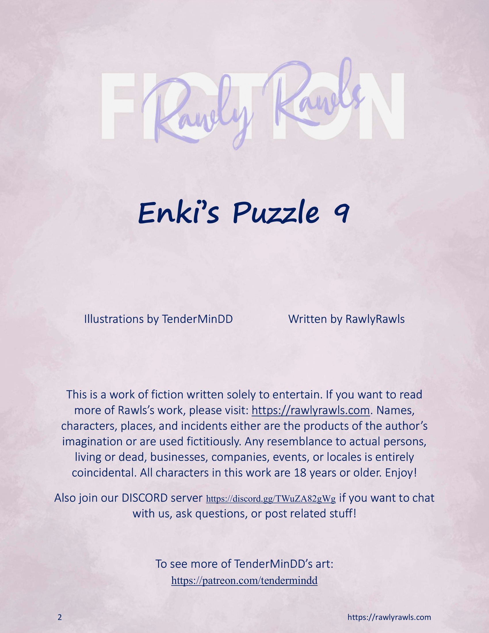 Enki’s Puzzle [TenderMindd], Enki Puzzle 9, page 2 of 17