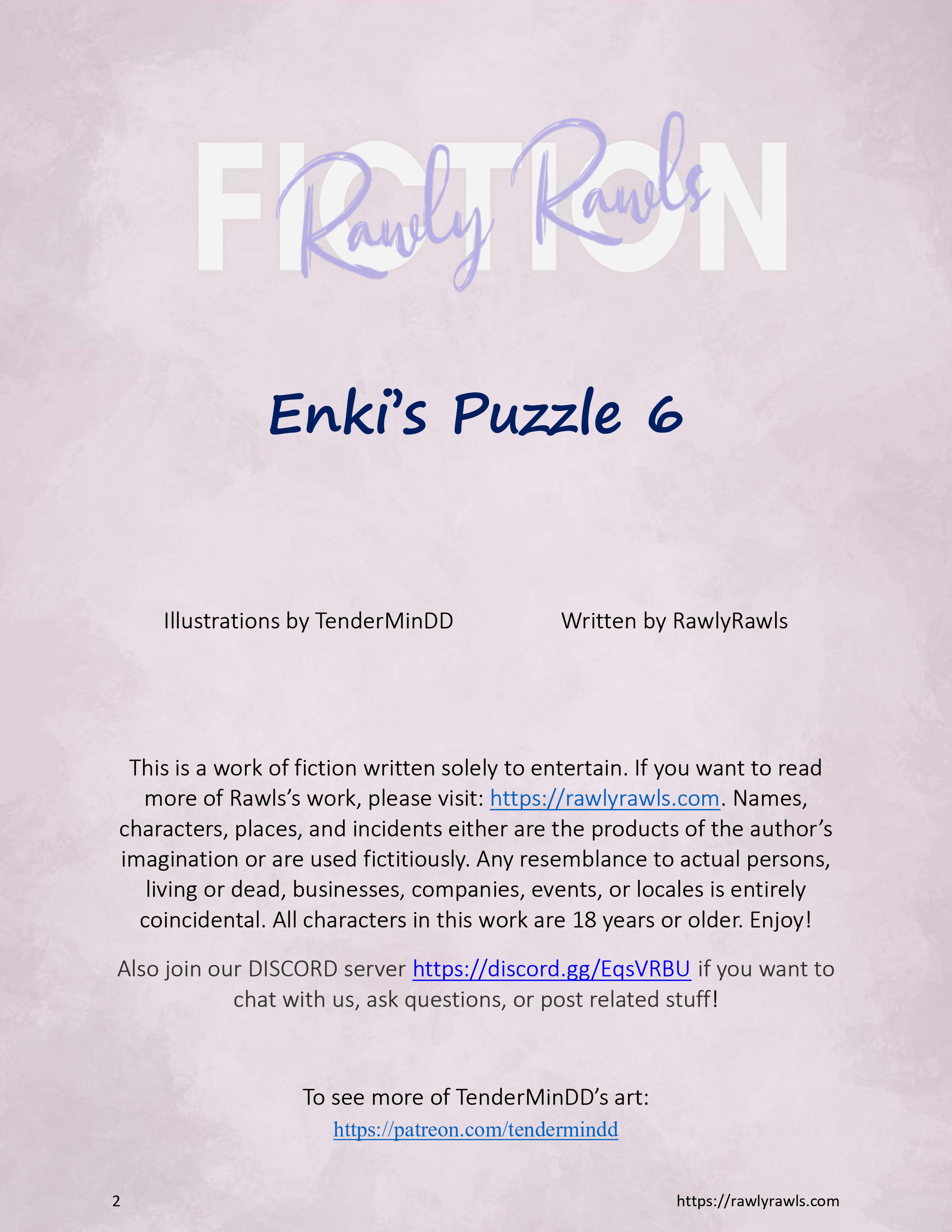 Enki’s Puzzle [TenderMindd], Enki Puzzle 6, page 2 of 12
