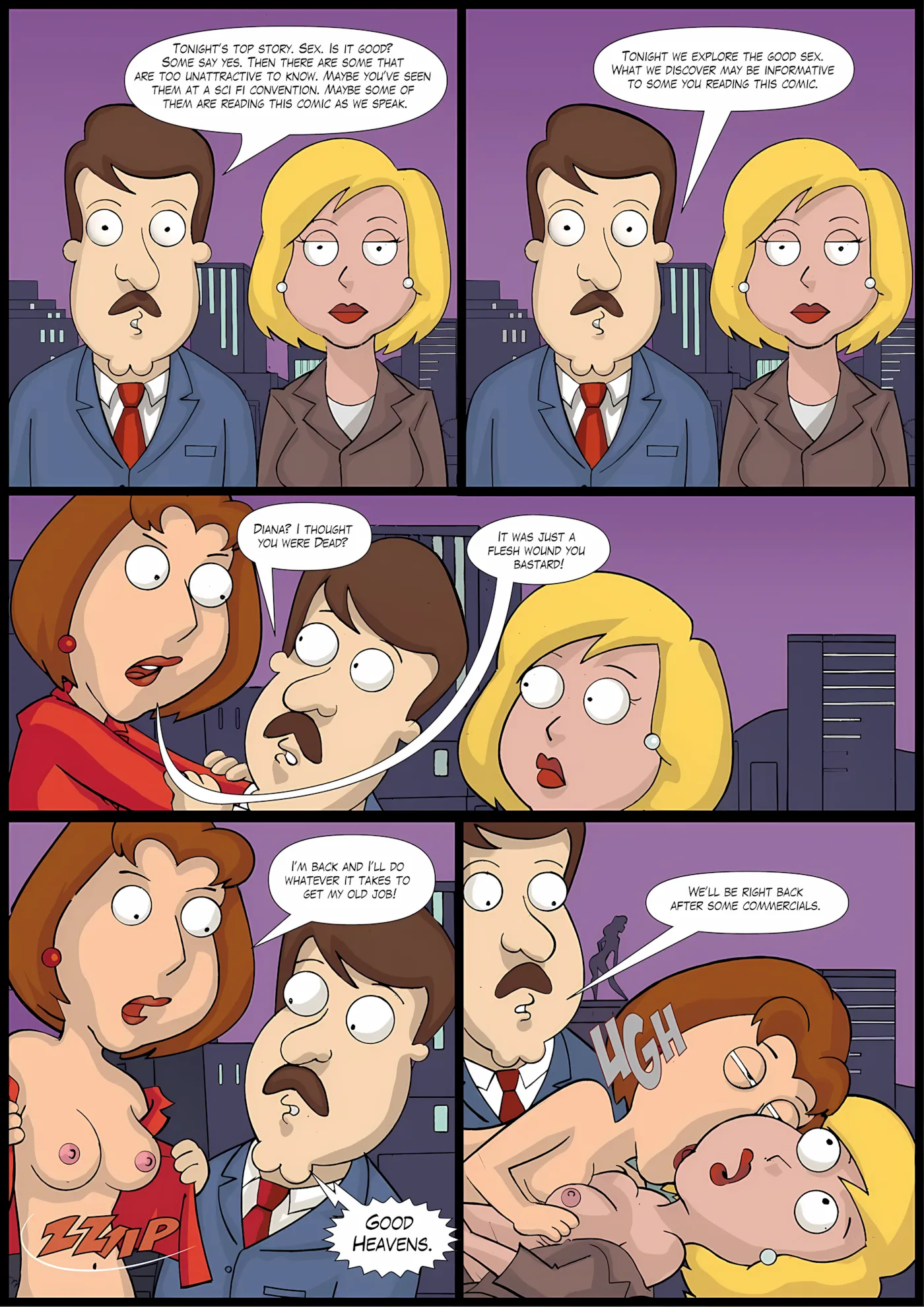 Family Pie (Family Guy), 3 . Family Pie - Chapter 3 [JKRComix], page 2 of 5