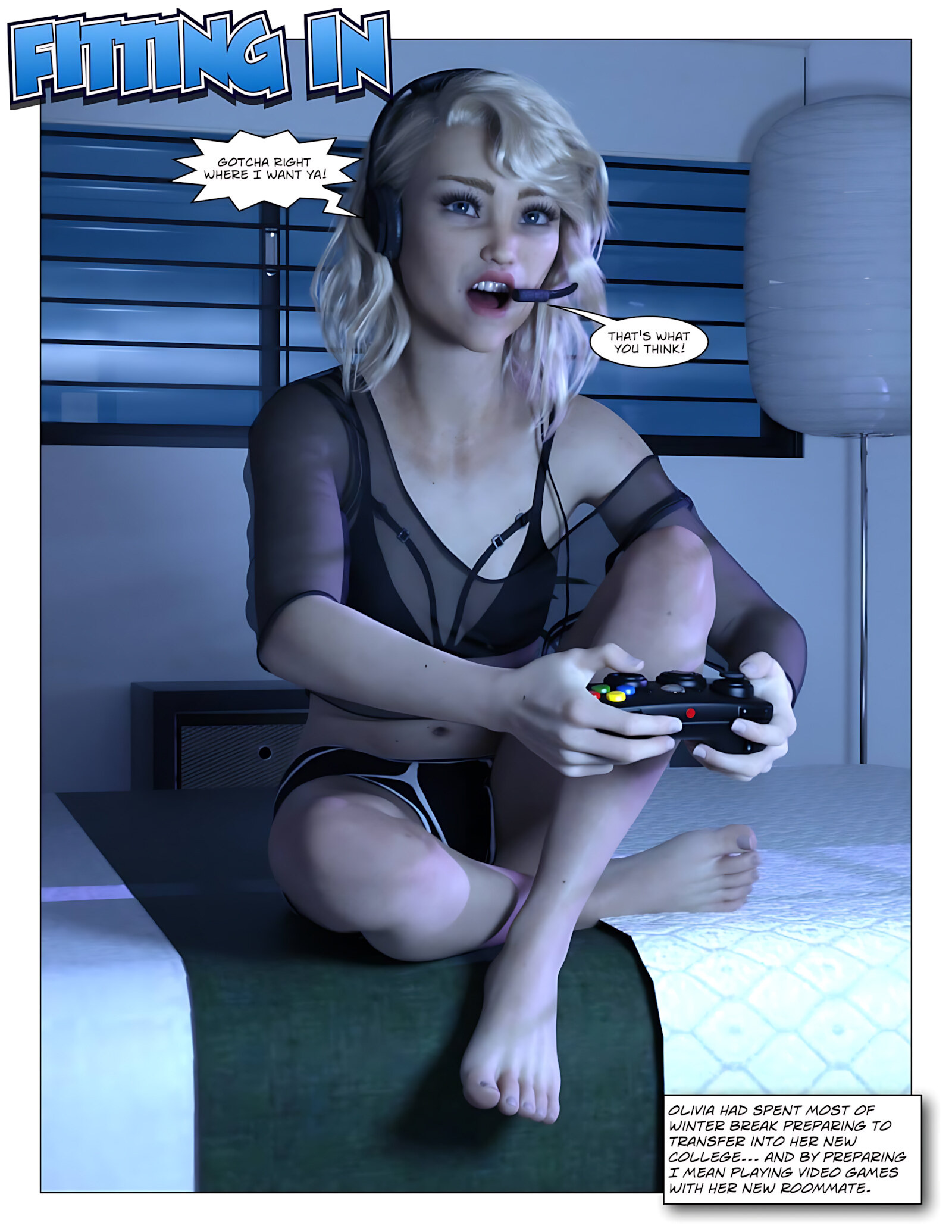 Fitting In [Bacchus Comics], Fitting In, page 1 of 139