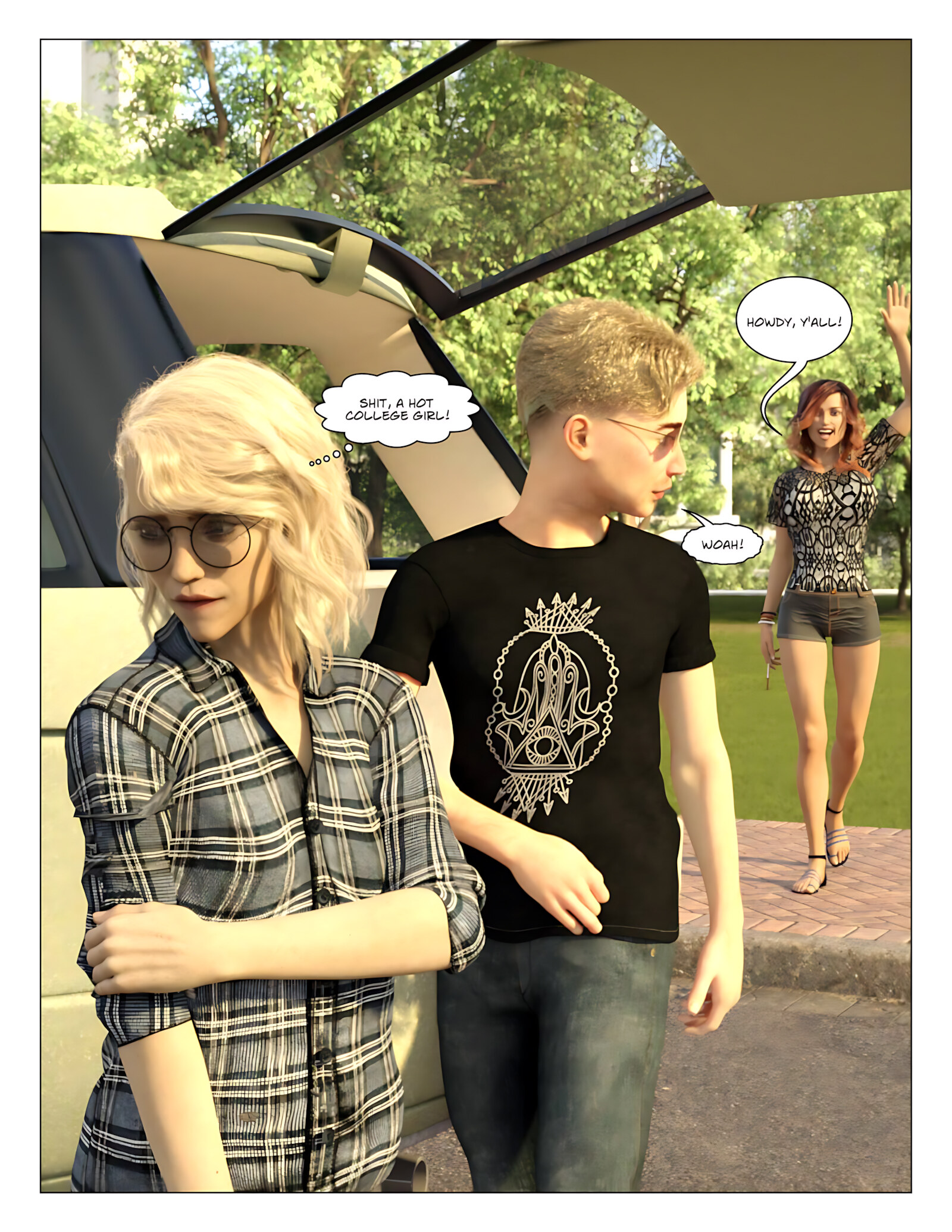 Fitting In [Bacchus Comics], Fitting In, page 6 of 139