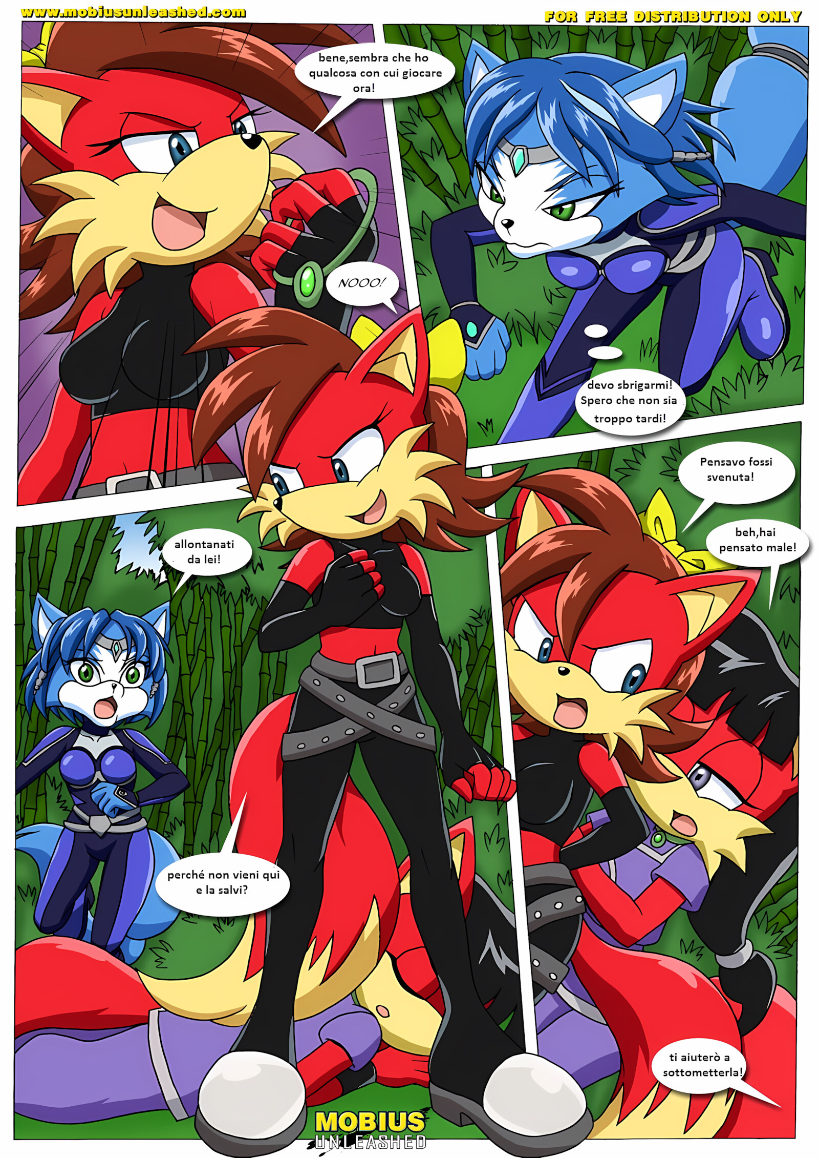 FoXXXes [Palcomix], FoXXXes (Star Fox , Sonic The Hedgehog) [Palcomix], page 3 of 39