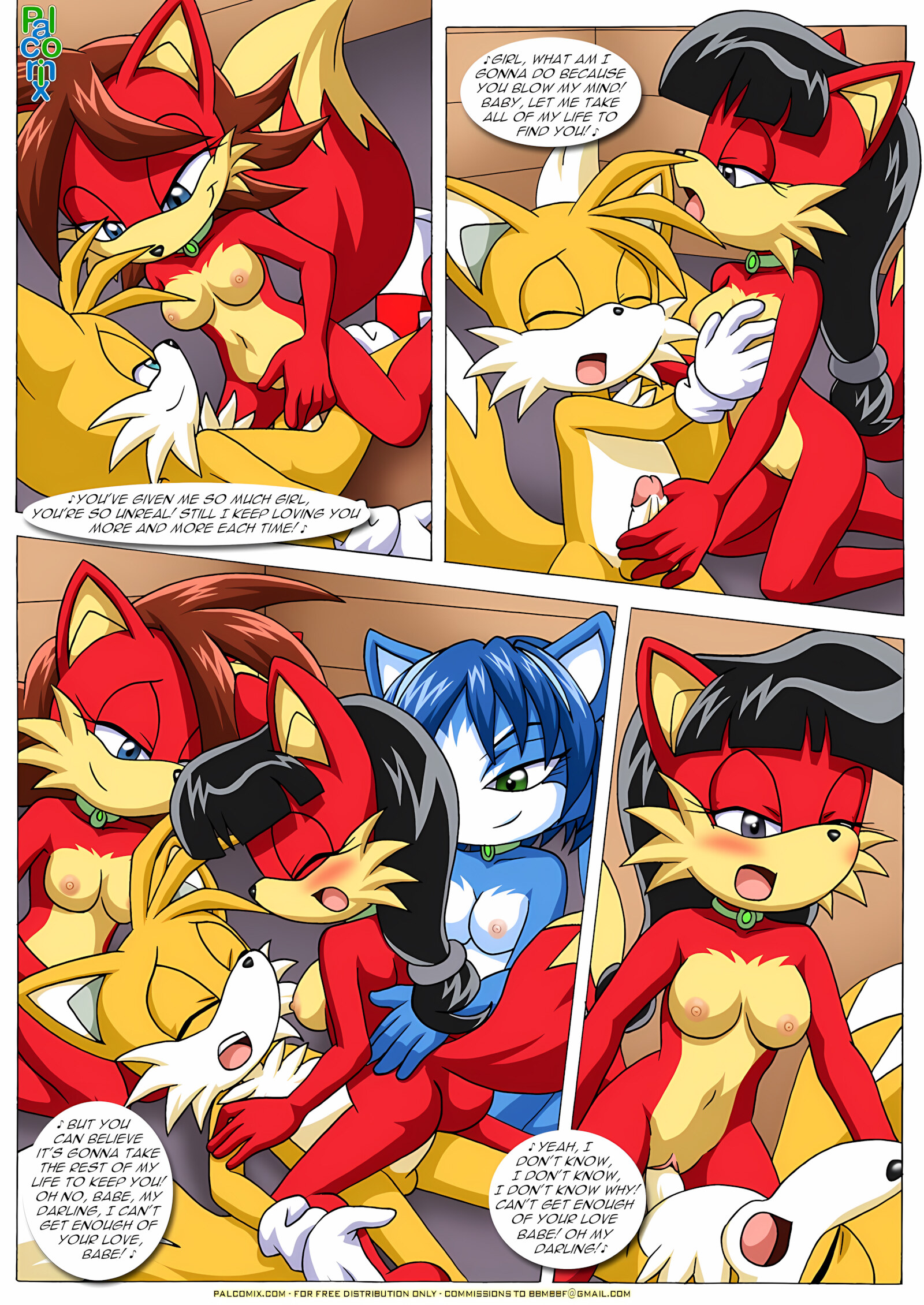 FoXXXes [Palcomix], FoXXXes (Star Fox , Sonic The Hedgehog) [Palcomix], page 31 of 39