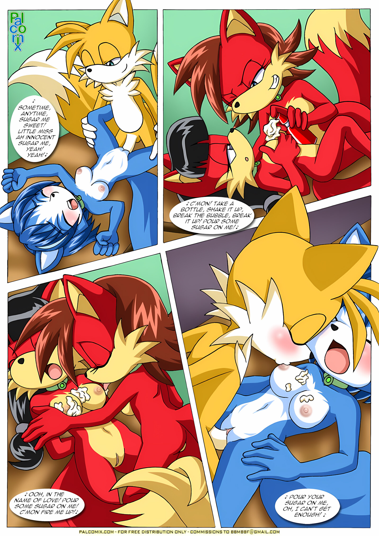 FoXXXes [Palcomix], FoXXXes (Star Fox , Sonic The Hedgehog) [Palcomix], page 34 of 39