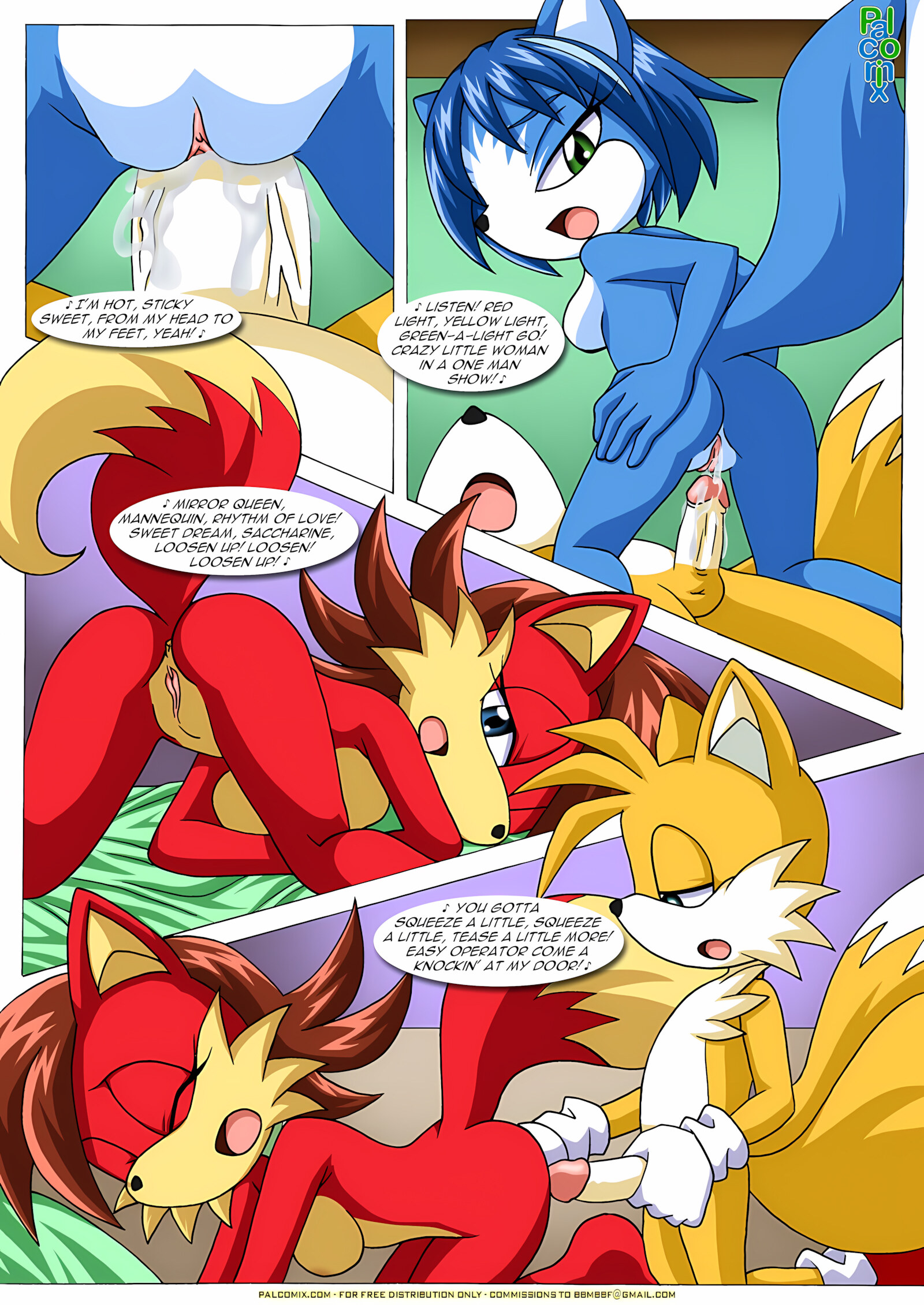 FoXXXes [Palcomix], FoXXXes (Star Fox , Sonic The Hedgehog) [Palcomix], page 35 of 39