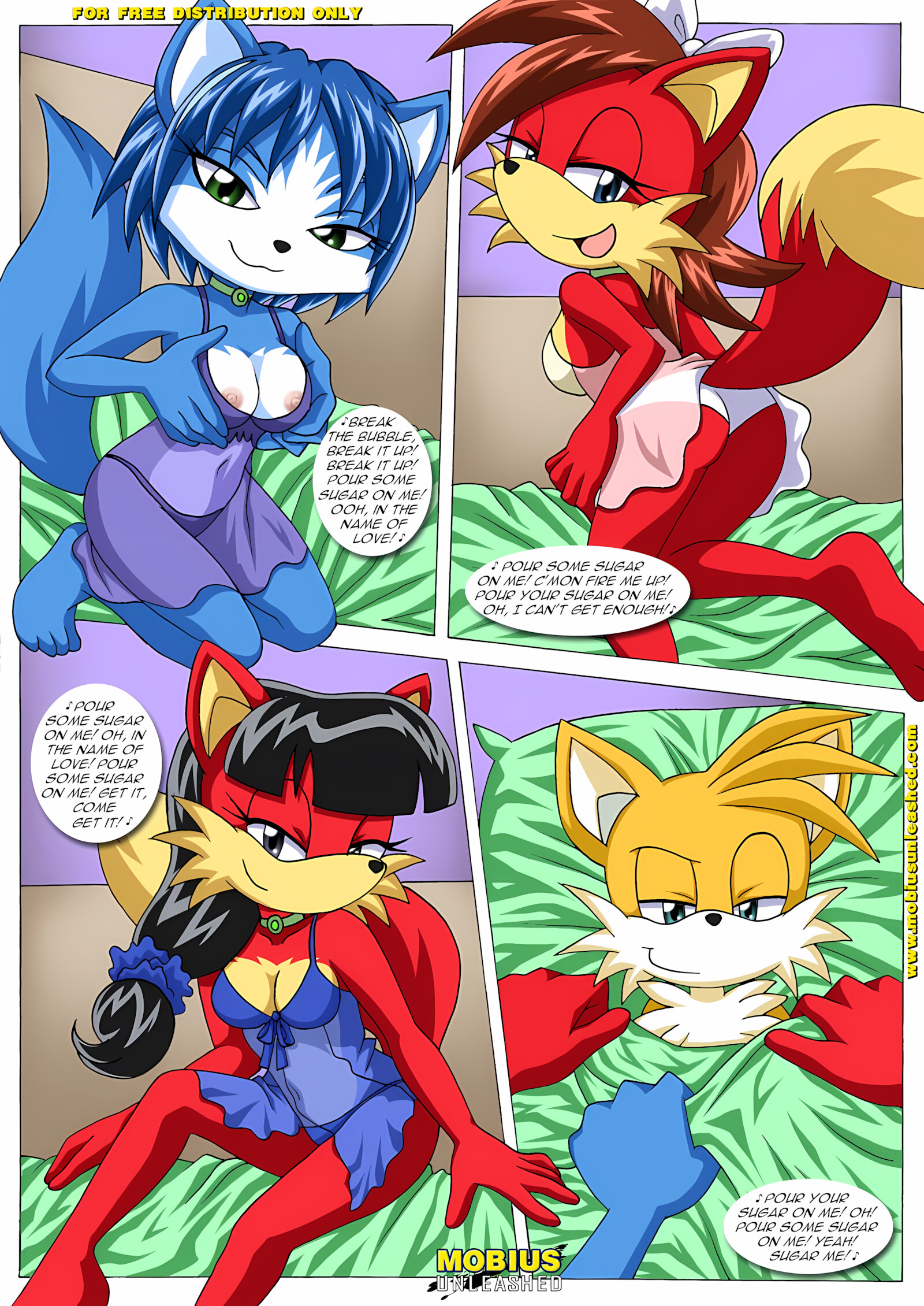 FoXXXes [Palcomix], FoXXXes (Star Fox , Sonic The Hedgehog) [Palcomix], page 38 of 39
