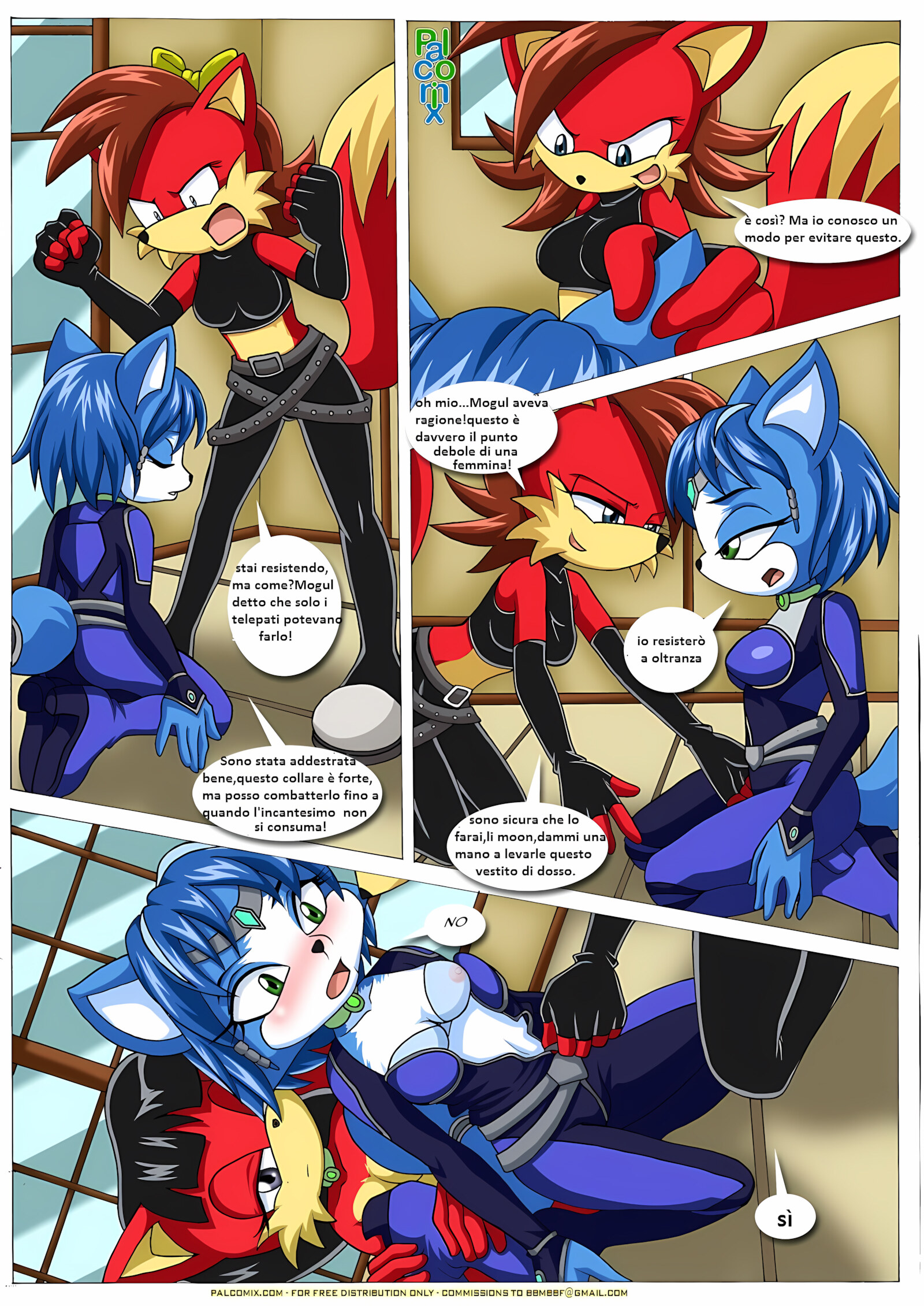 FoXXXes [Palcomix], FoXXXes (Star Fox , Sonic The Hedgehog) [Palcomix], page 6 of 39