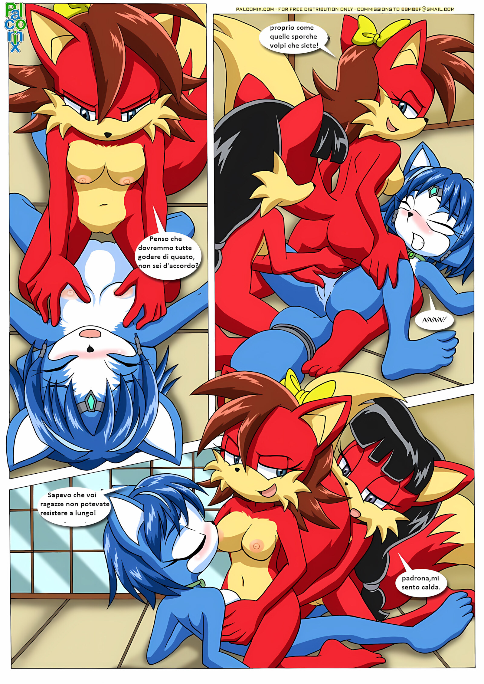 FoXXXes [Palcomix], FoXXXes (Star Fox , Sonic The Hedgehog) [Palcomix], page 9 of 39