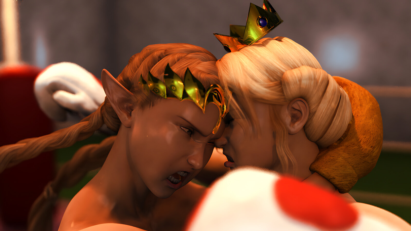 Foxy Boxing Princess Pound [SquarePeg3D], Foxy Boxing Princess Pound - Futanari WITHOUT Injuries, page 25 of 50