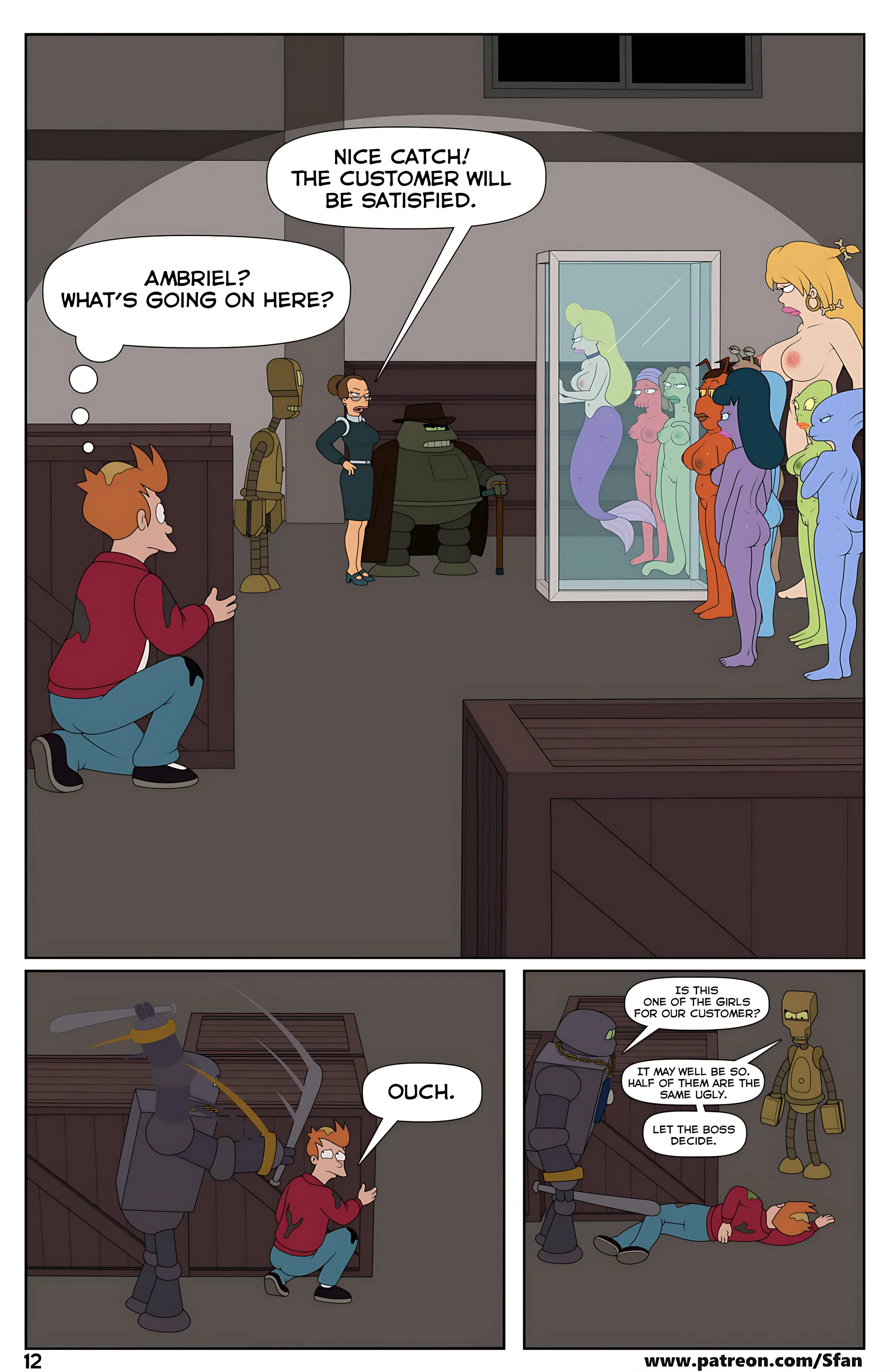 Fry’s Phone List (Futurama) [Sfan], Fry's Phone List (Futurama), page 13 of 15