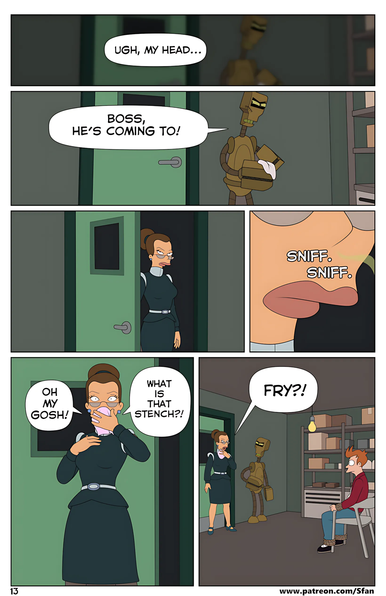 Fry’s Phone List (Futurama) [Sfan], Fry's Phone List (Futurama), page 14 of 15