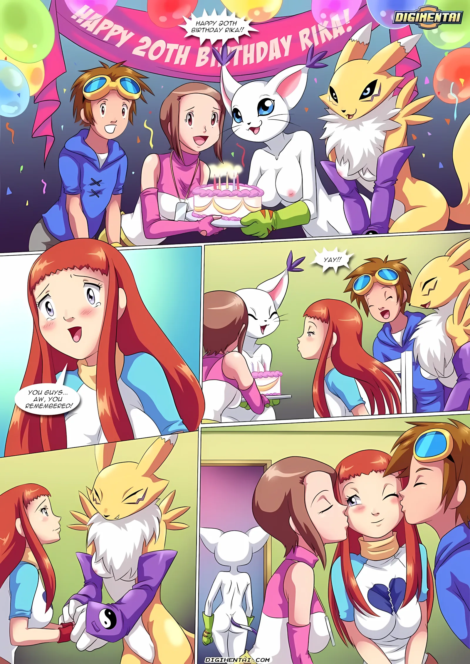 Happy Birthday Rika (Digimon) [Palcomix], 1 . Happy Birthday Rika - Chapter 1 (Digimon) [Palcomix], page 2 of 41